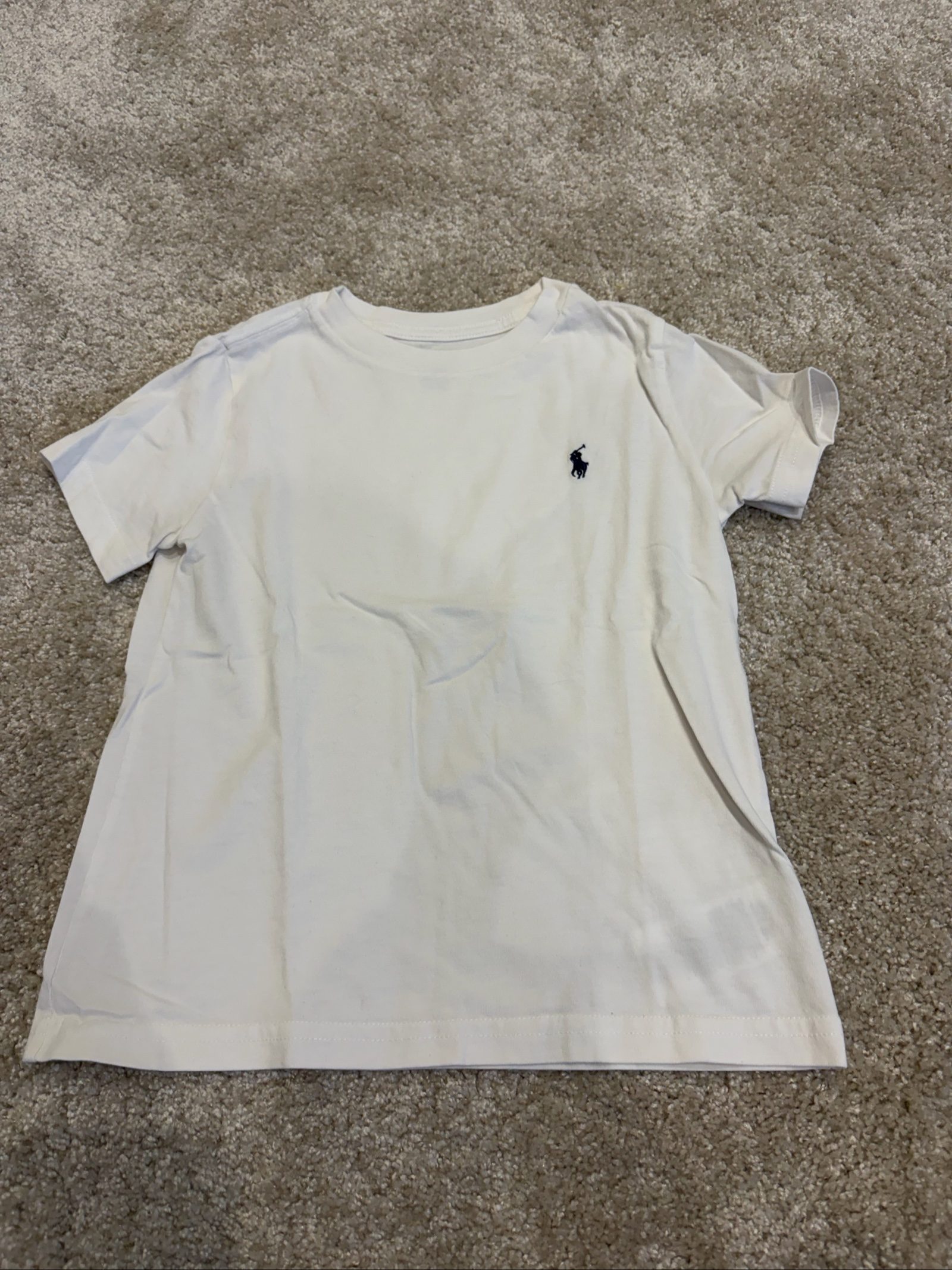 Polo Ralph Lauren White Boys' T-Shirt 4/4T 110