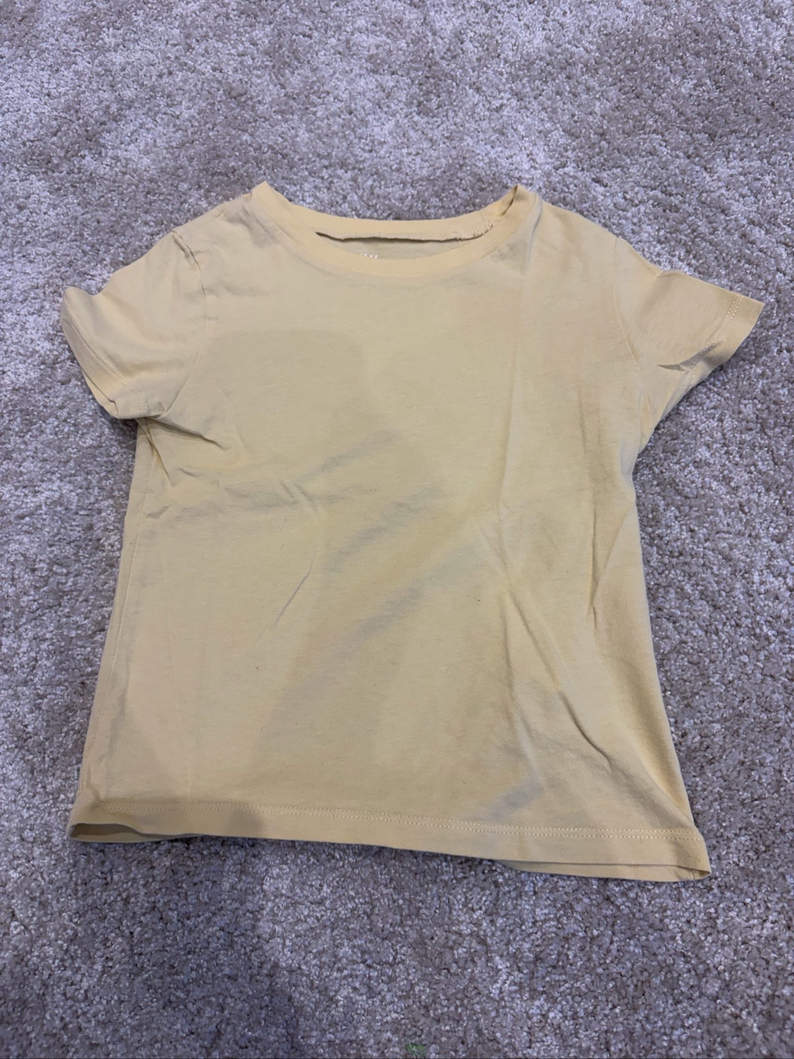 H&M Kids Yellow Cotton T-Shirt 3-4 Years