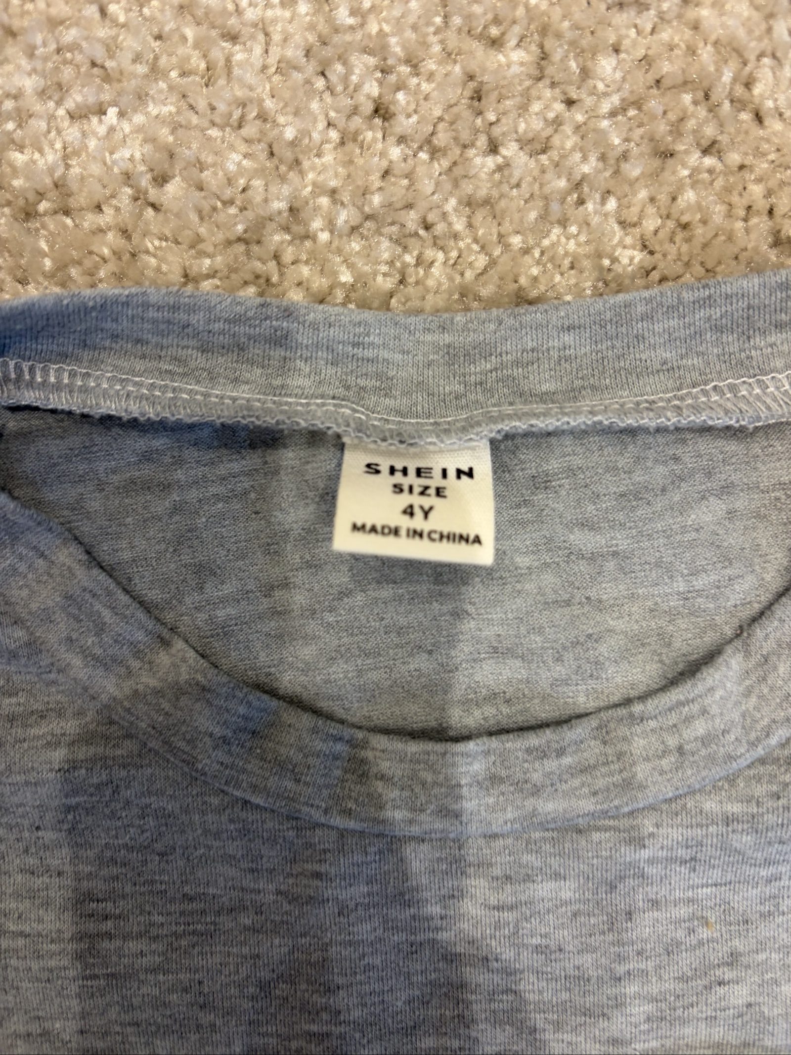 SHEIN Kids 3 Pack Neutral T-Shirts 4Y image 3