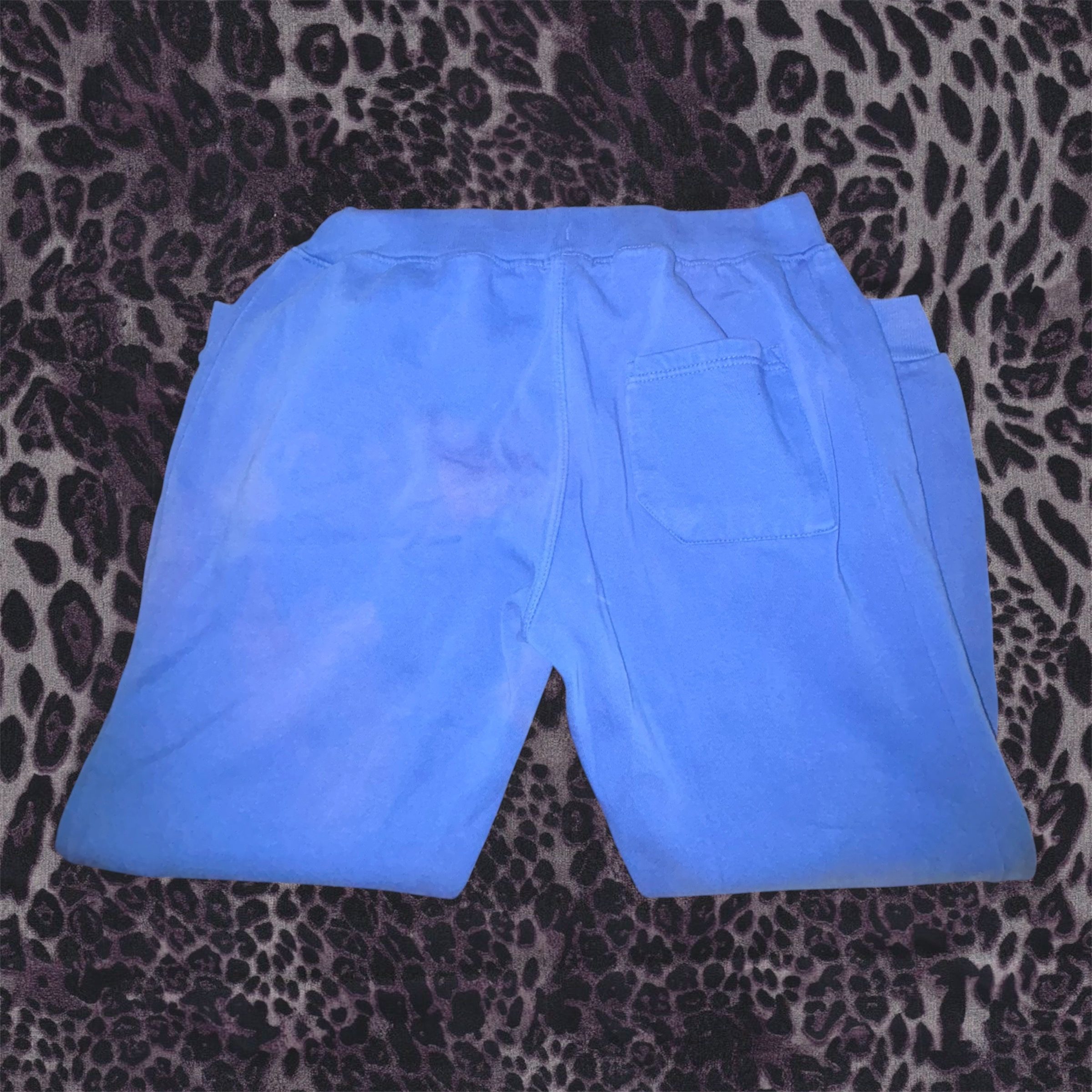 Blue Women's Oversized Lounge Sweatpants Medium image 2