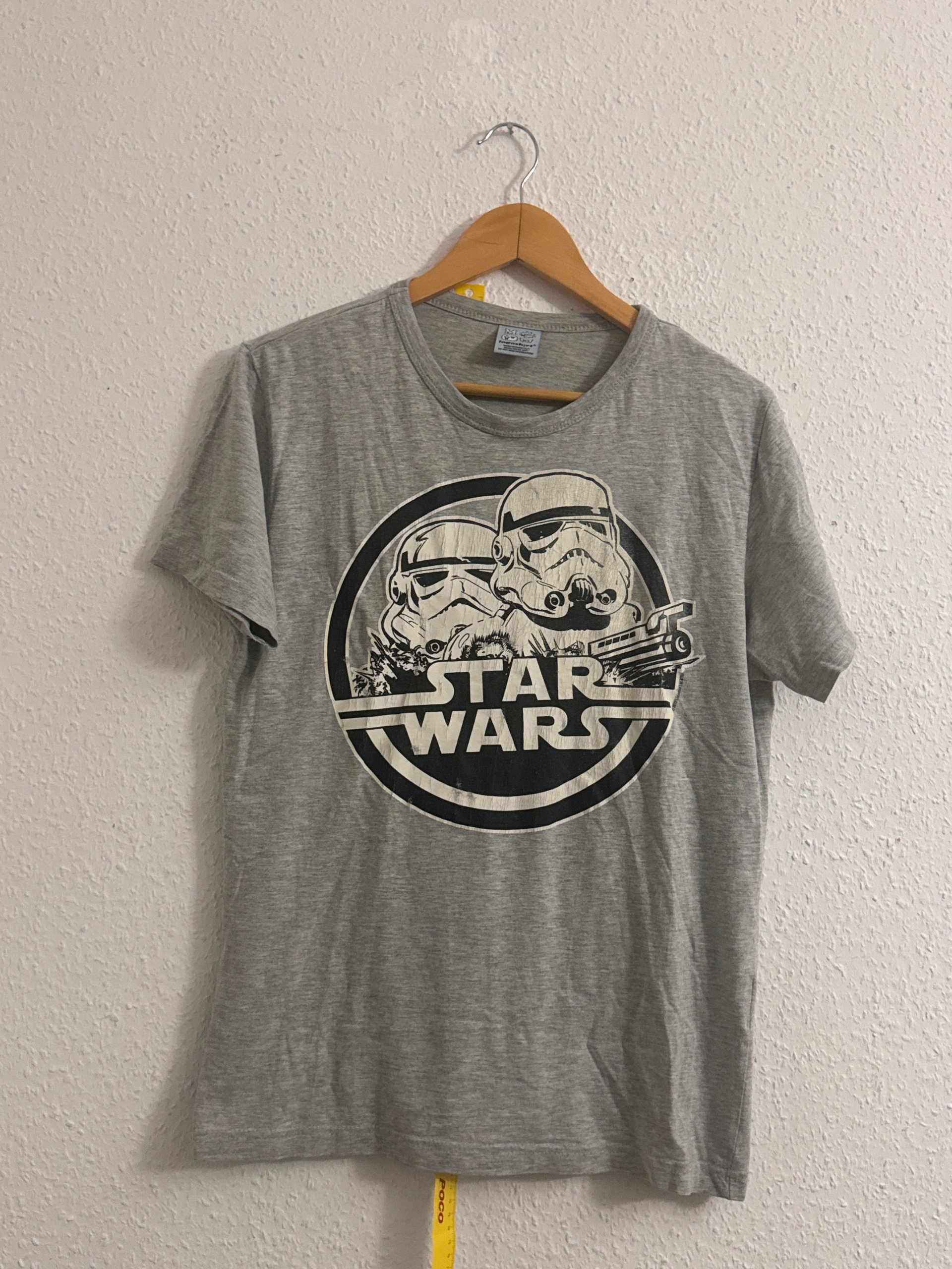 Star Wars Grey Graphic Stormtrooper Print T-Shirt Medium 3094