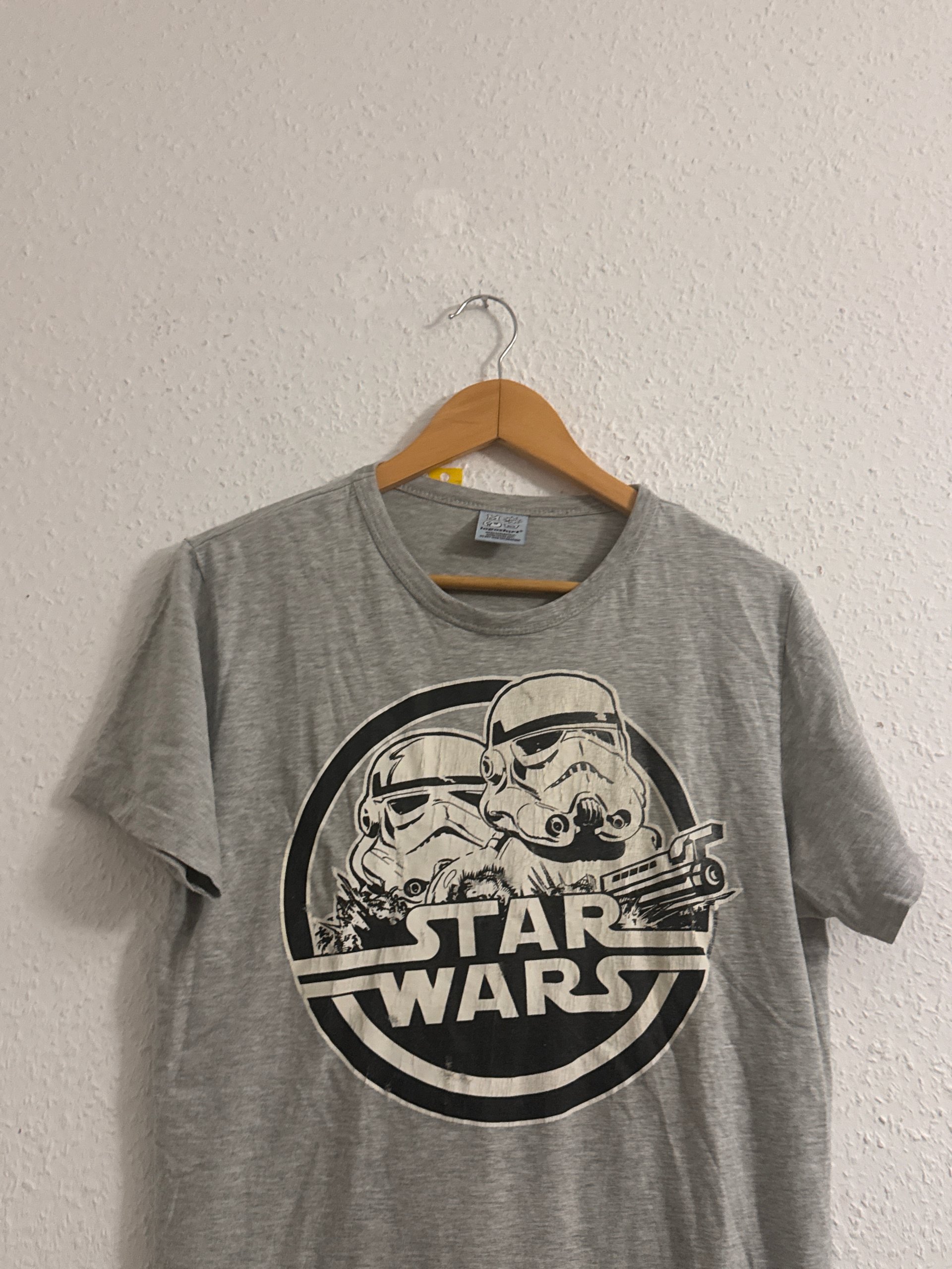 Star Wars Grey Graphic Stormtrooper Print T-Shirt Medium 3094 image 2