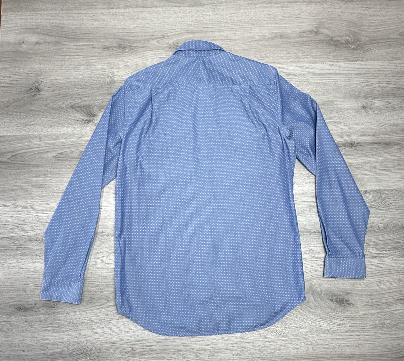 Lacoste Men's Blue Slim Fit Easy Care Shirt Large (1724) image 10
