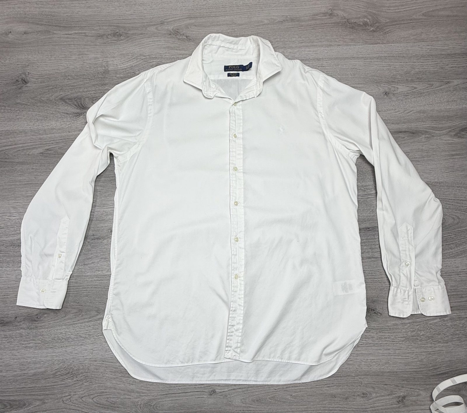 Polo Ralph Lauren Men's White Cotton Stretch Shirt 17 / 43 (1726)