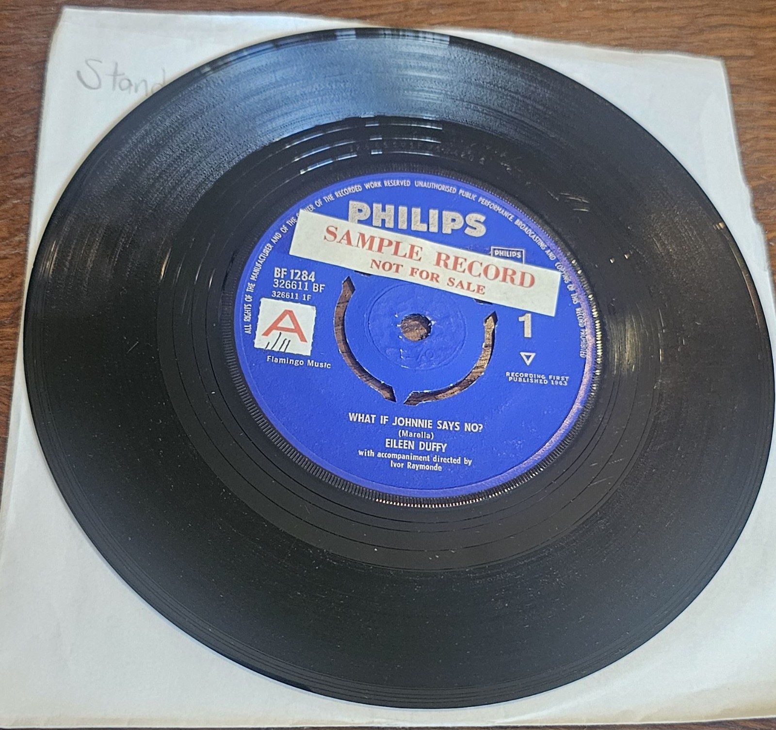 Eileen Duffy What If Johnnie Says No PROMO Philips BF1284 7" 45RPM