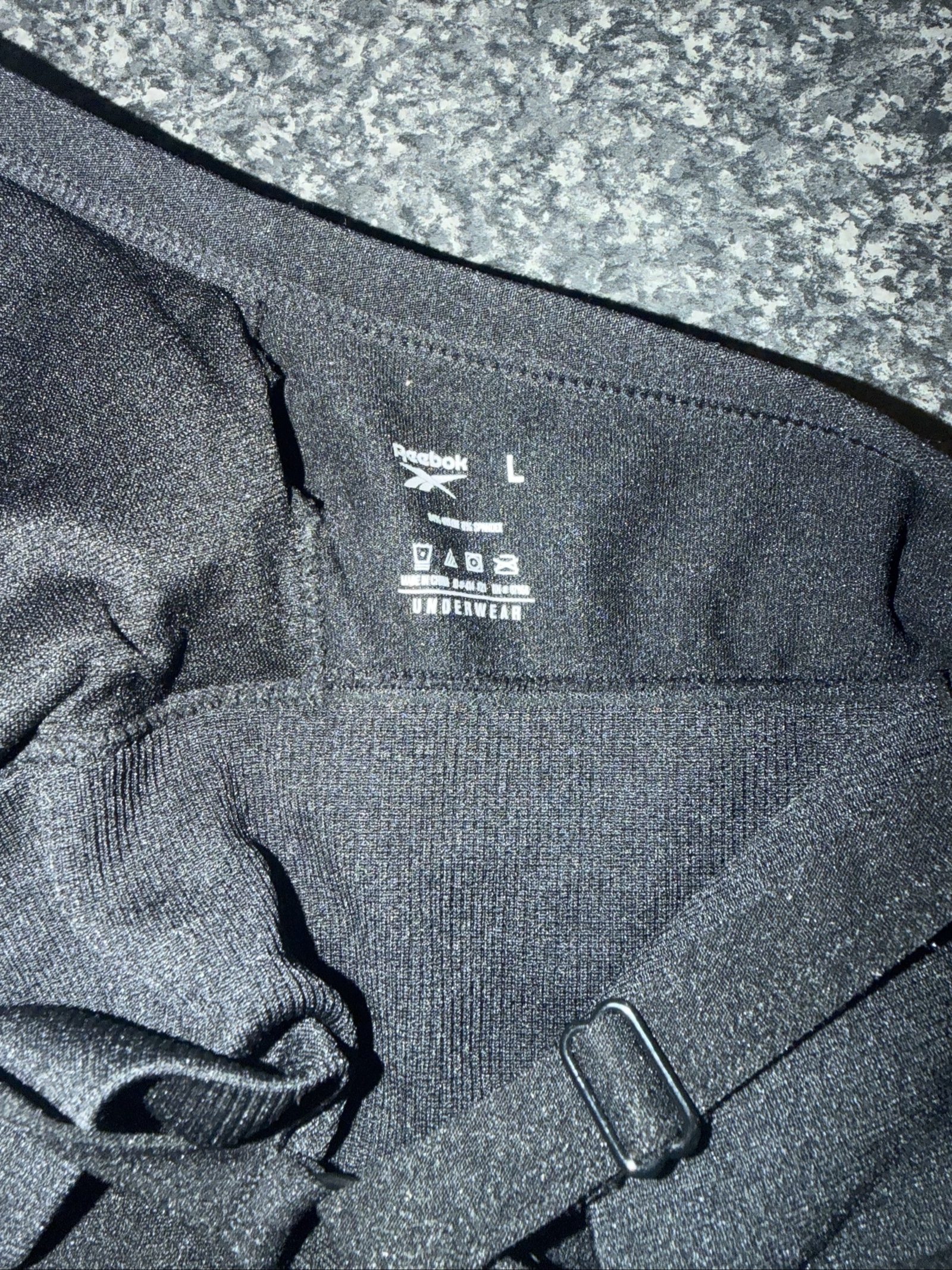 Reebok Black Sports Bra Medium Stretch Fabric image 3