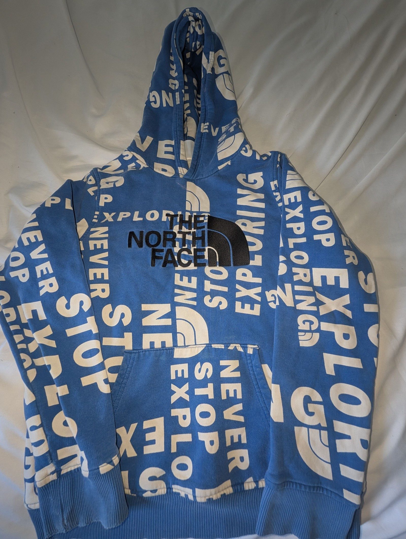 The North Face Blue & White Youth