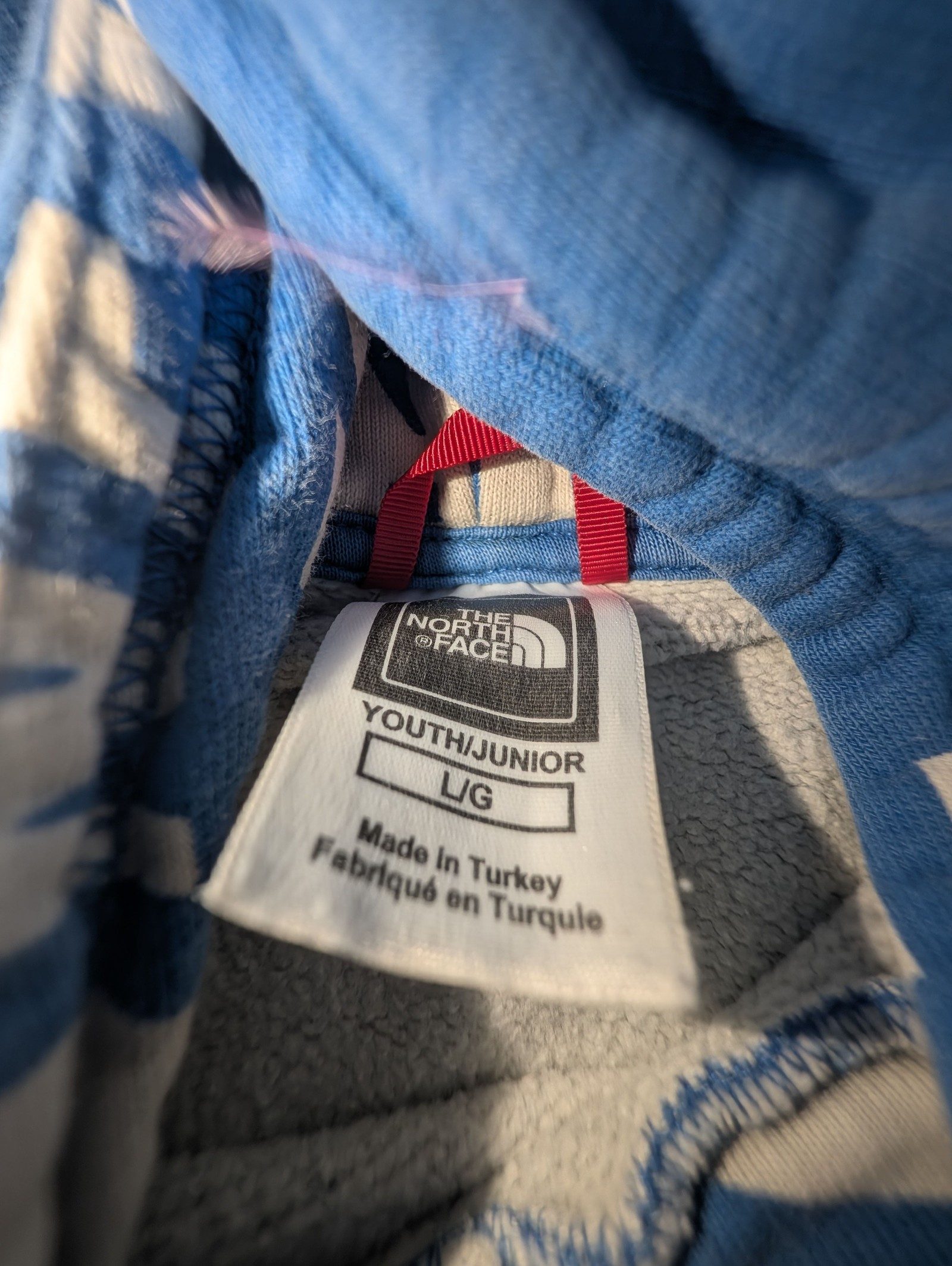 The North Face Blue & White Youth image 2