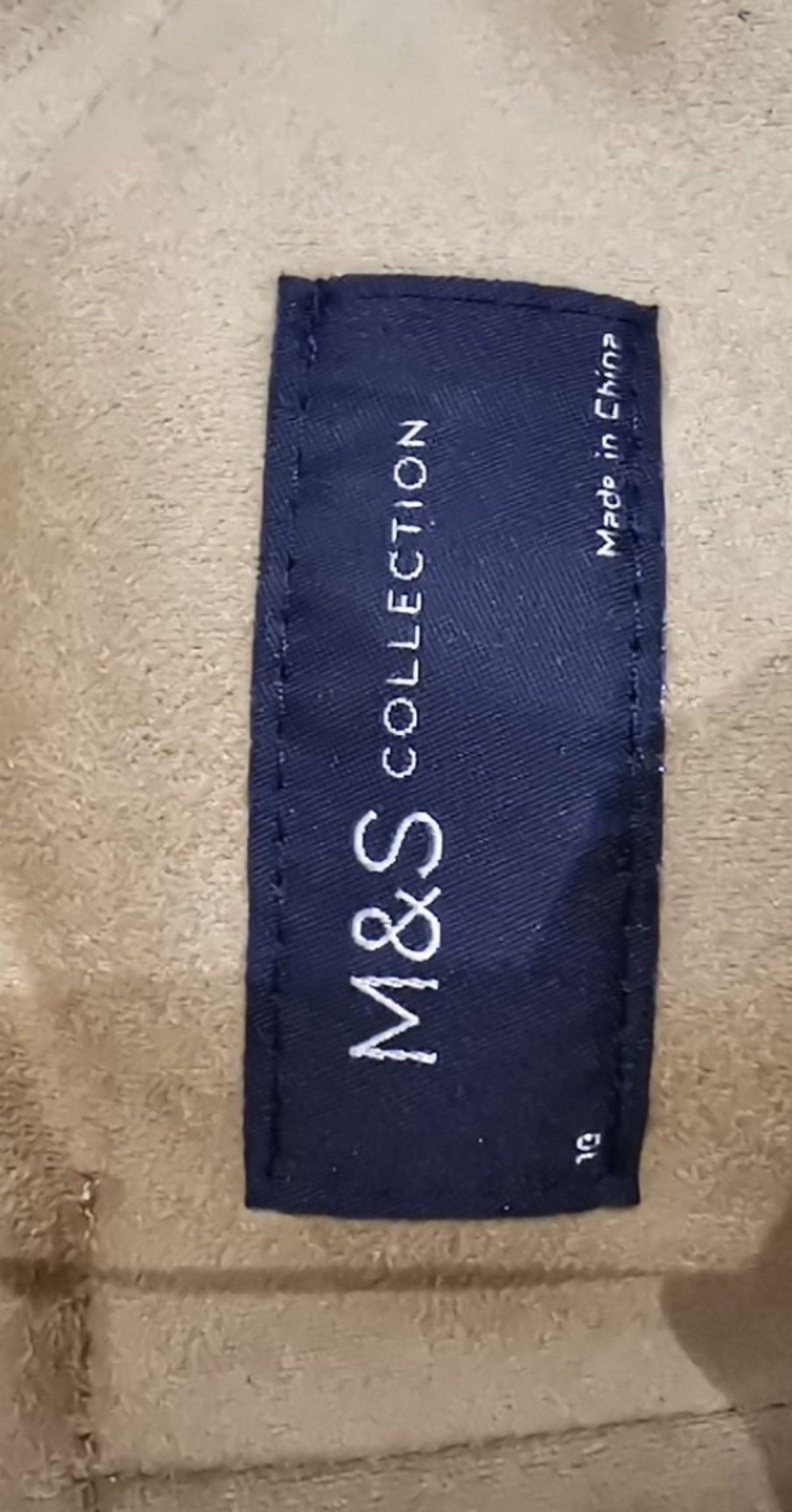 M&S Women's Caramel Camel Fleece Jacket UK 10 image 7