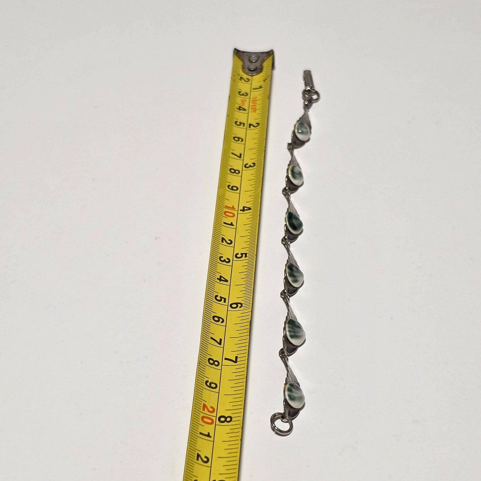 Unbranded Silver & White Shell Detail Bracelet .b9 image 4
