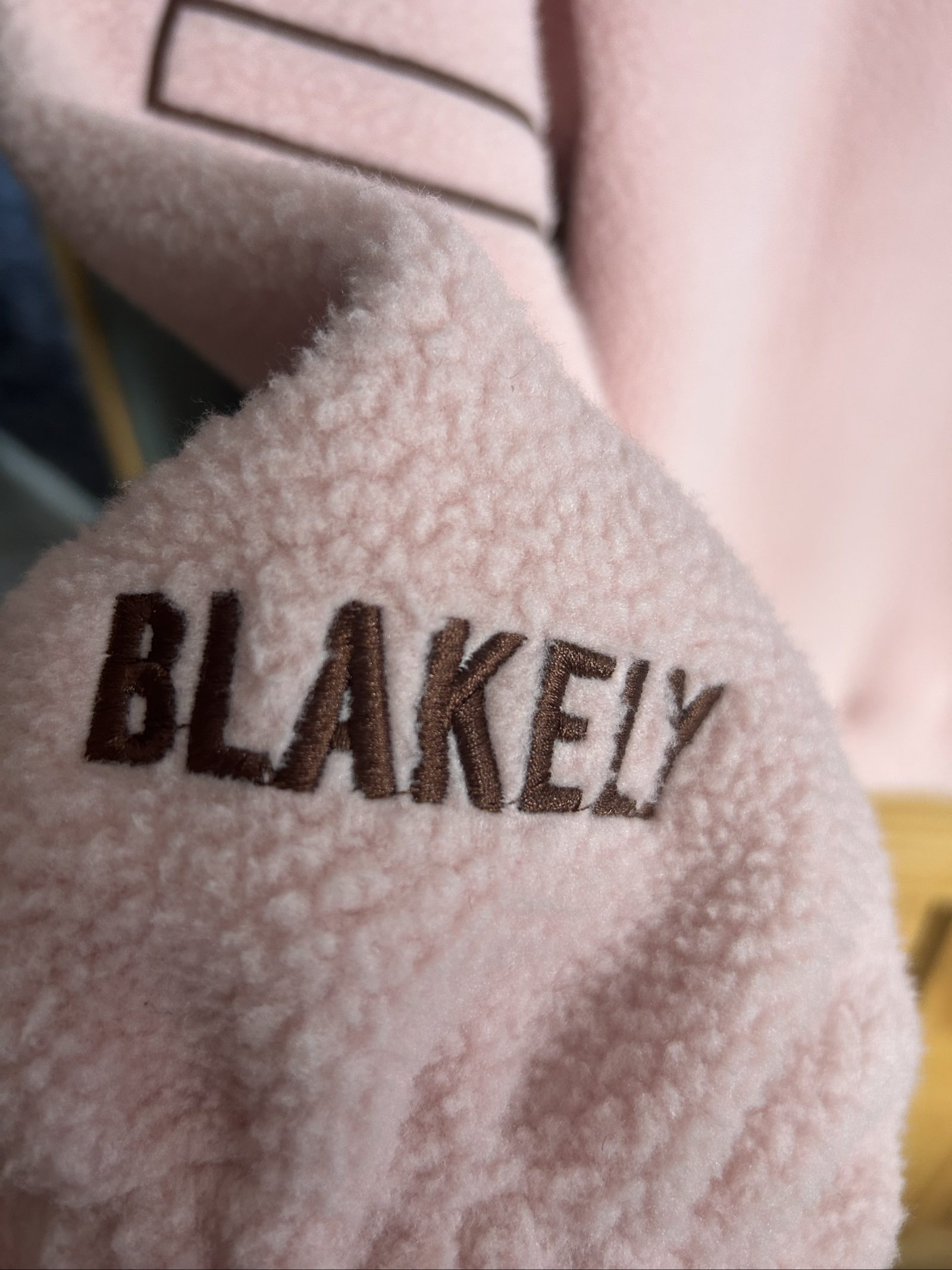Blakely Women's Pink Fleece Hoodie Large Soft Warm image 2
