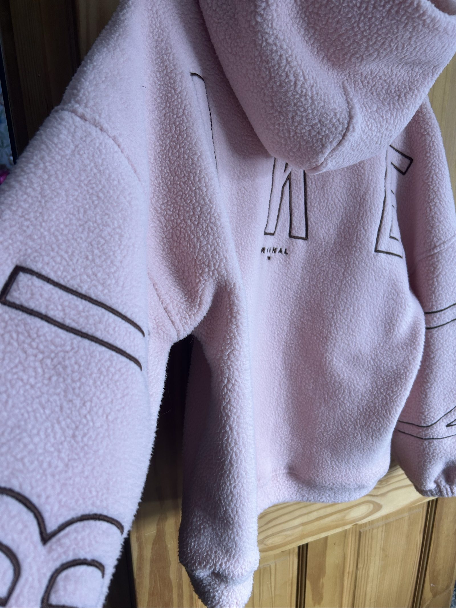Blakely Women's Pink Fleece Hoodie Large Soft Warm image 3