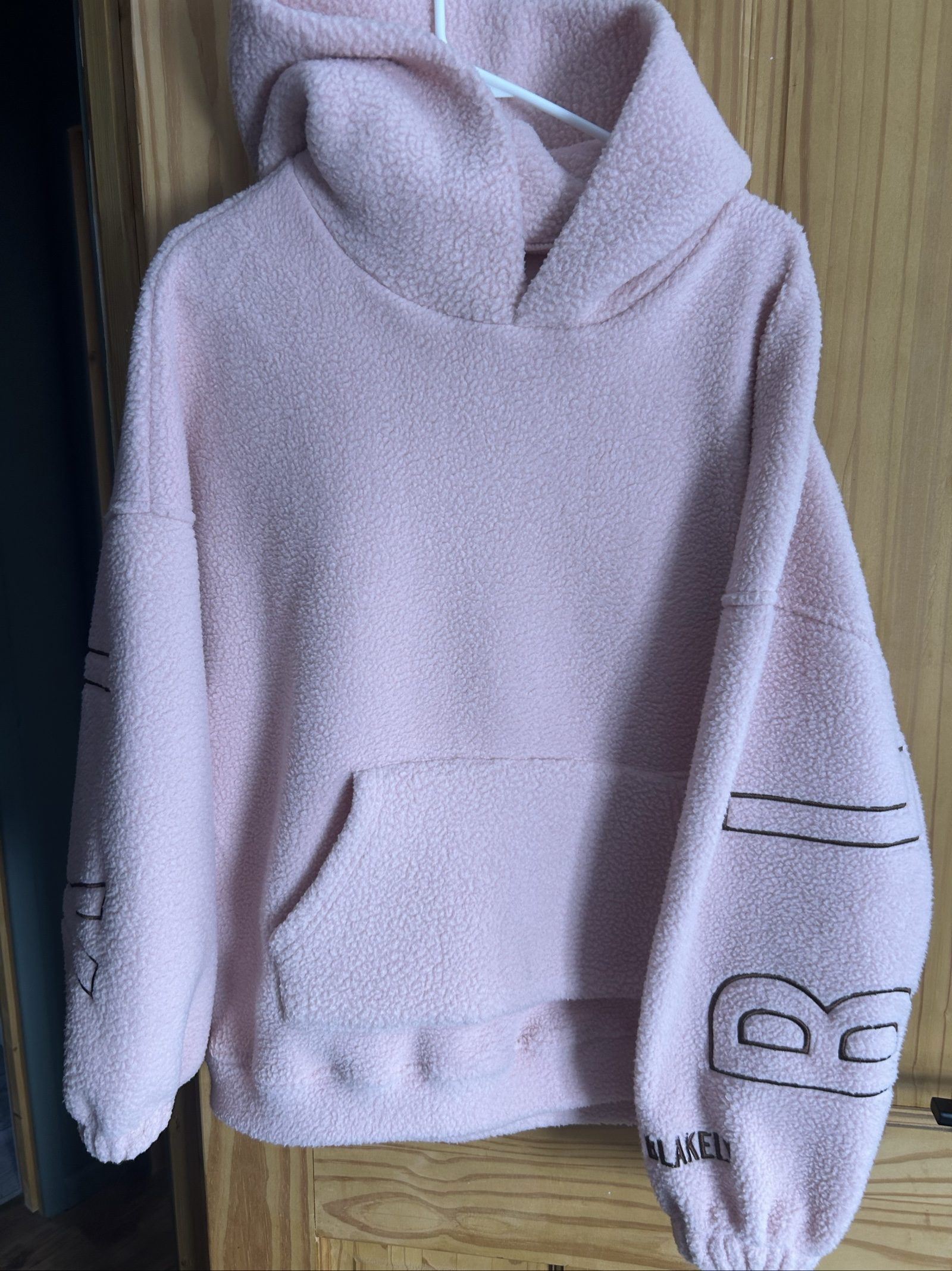 Blakely Women's Pink Fleece Hoodie Large Soft Warm image 6