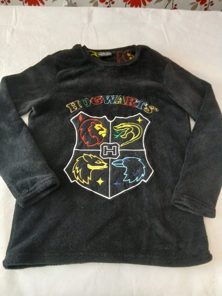 Harry Potter Black Hogwarts Fleece Jumper