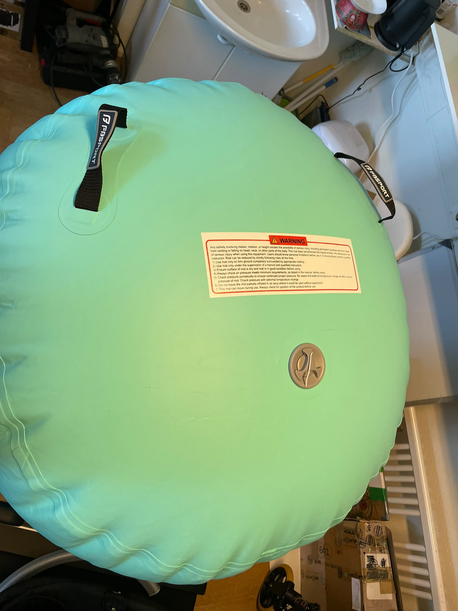 Air Barrel - 90 x 145 cm - Mintgroen image 2