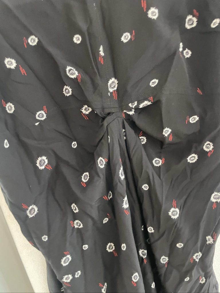 Proenza Schouler Black & White Floral Print Dress Small