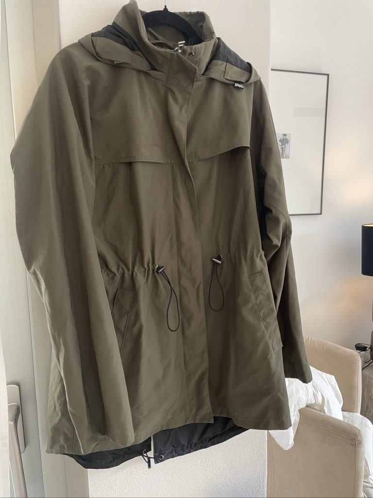 Theory Olive Green Ladies Hooded Parka Medium