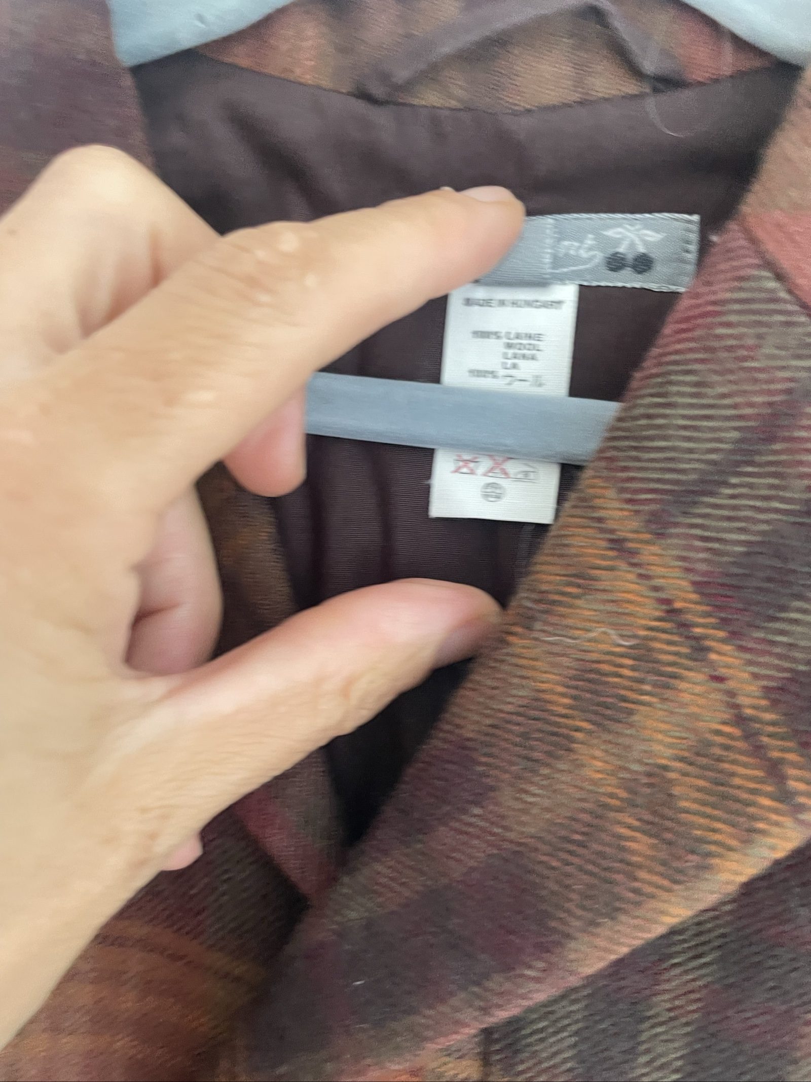 Bonpoint Brown & Red Wool Plaid Jacket 4 Years image 4