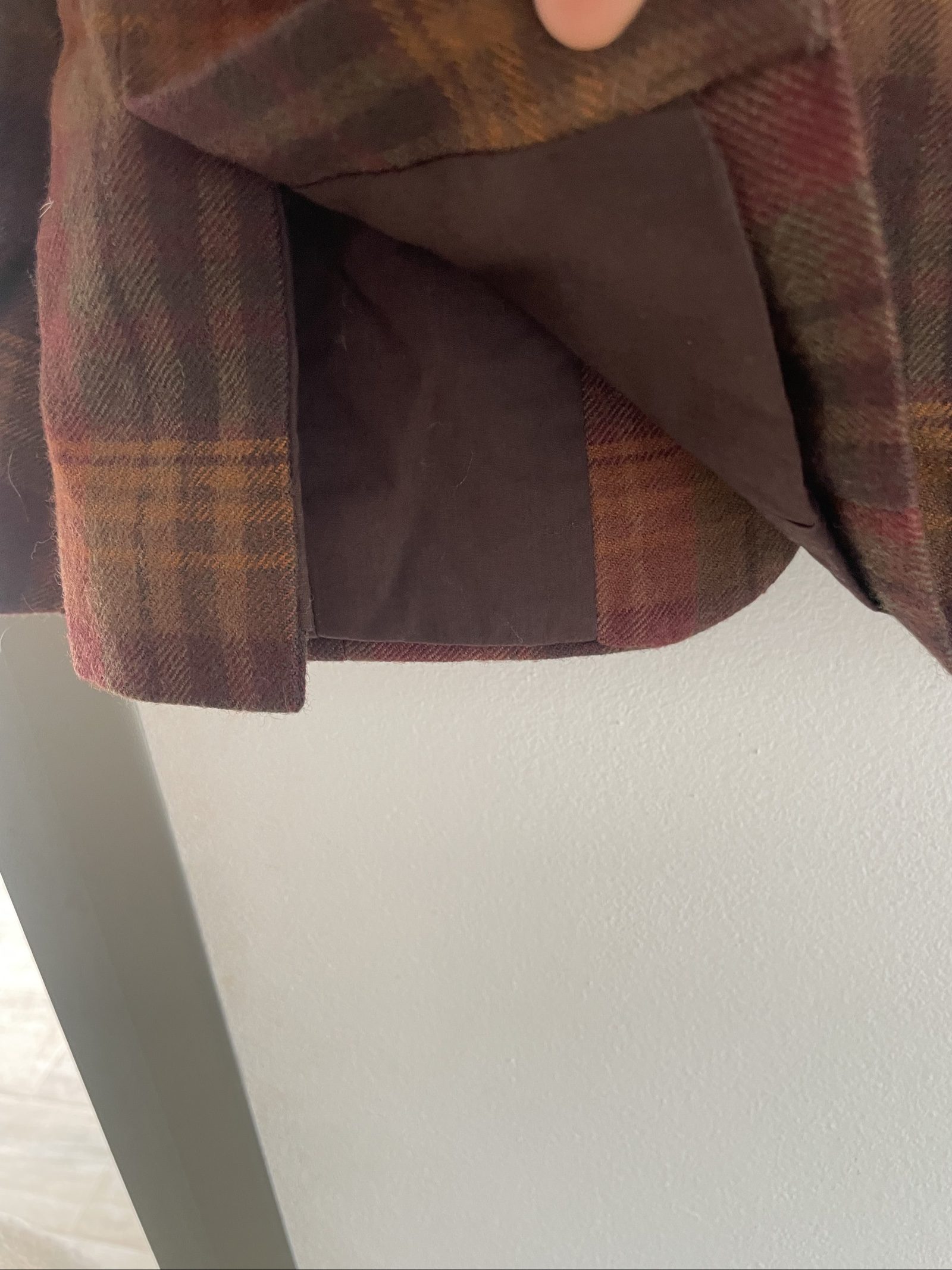Bonpoint Brown & Red Wool Plaid Jacket 4 Years image 6