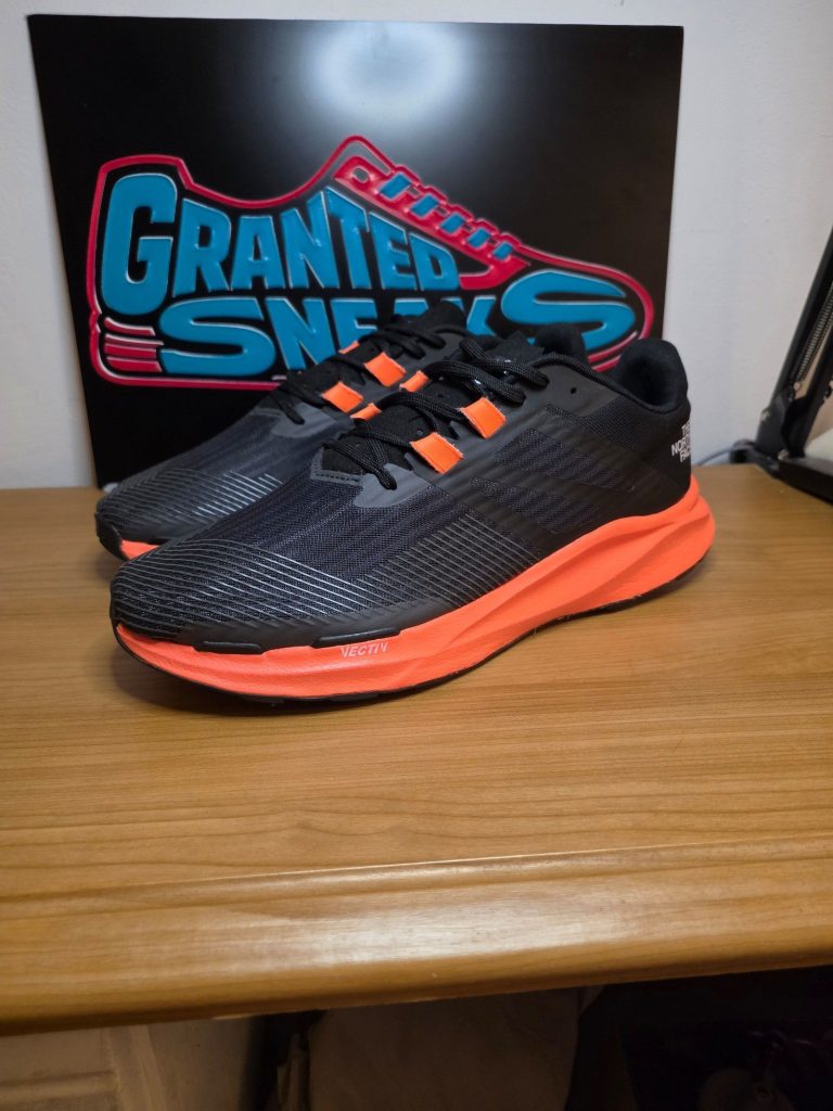 The North Face Men's Black & Orange VECTIV Trail Running Shoes UK 10.5