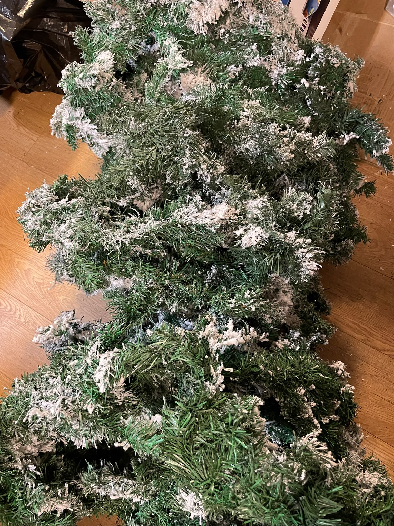 Luxe Besneeuwde Kerstslinger