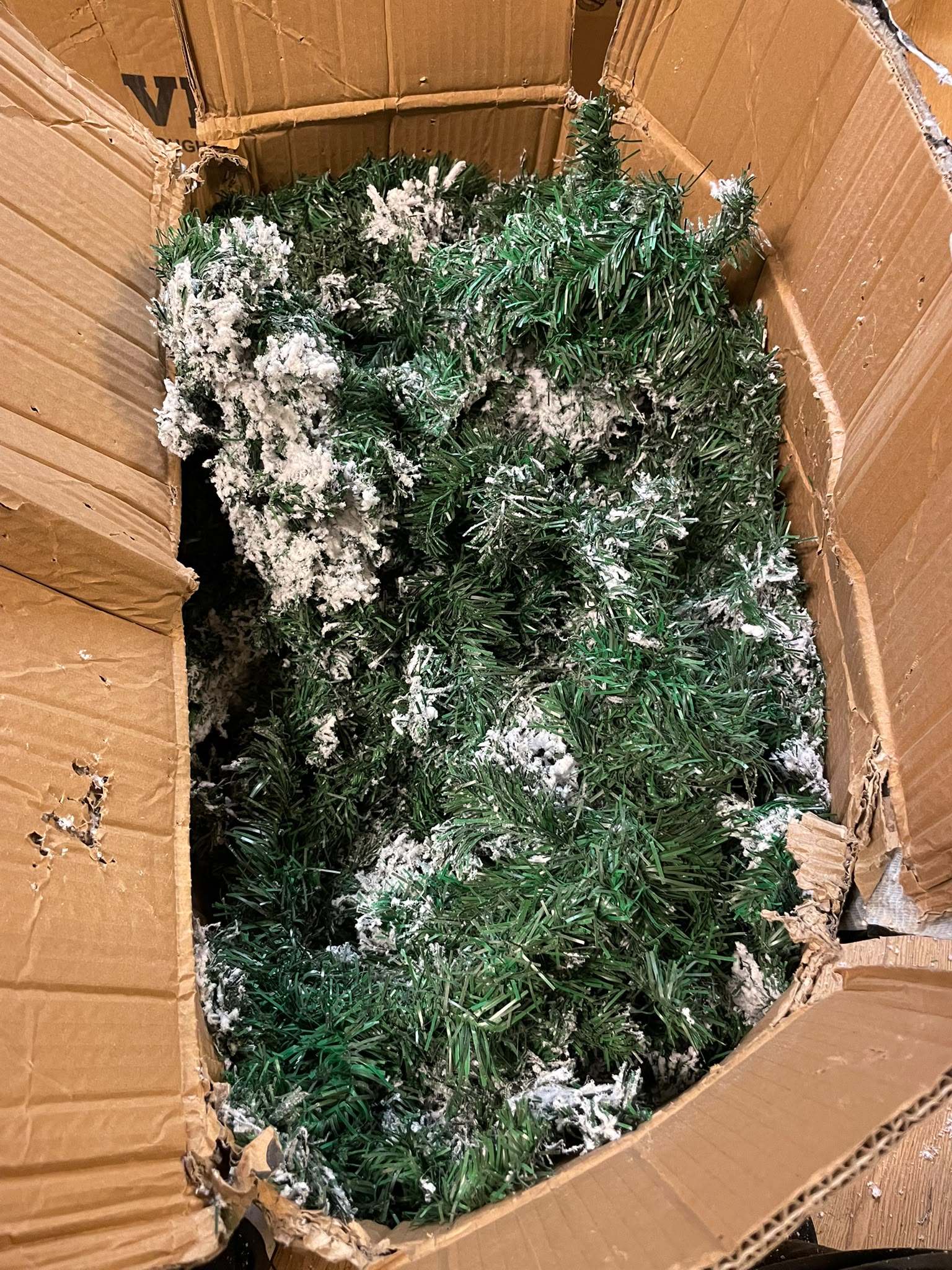 Luxe Besneeuwde Kerstslinger image 2