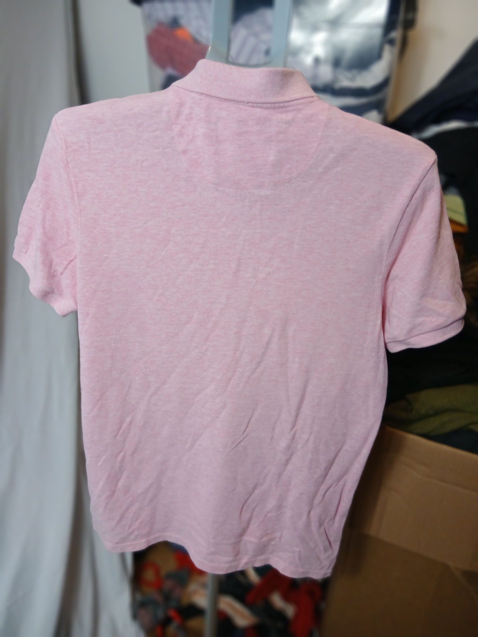 Lyle & Scott Pink Polo Shirt Medium Classic Fit