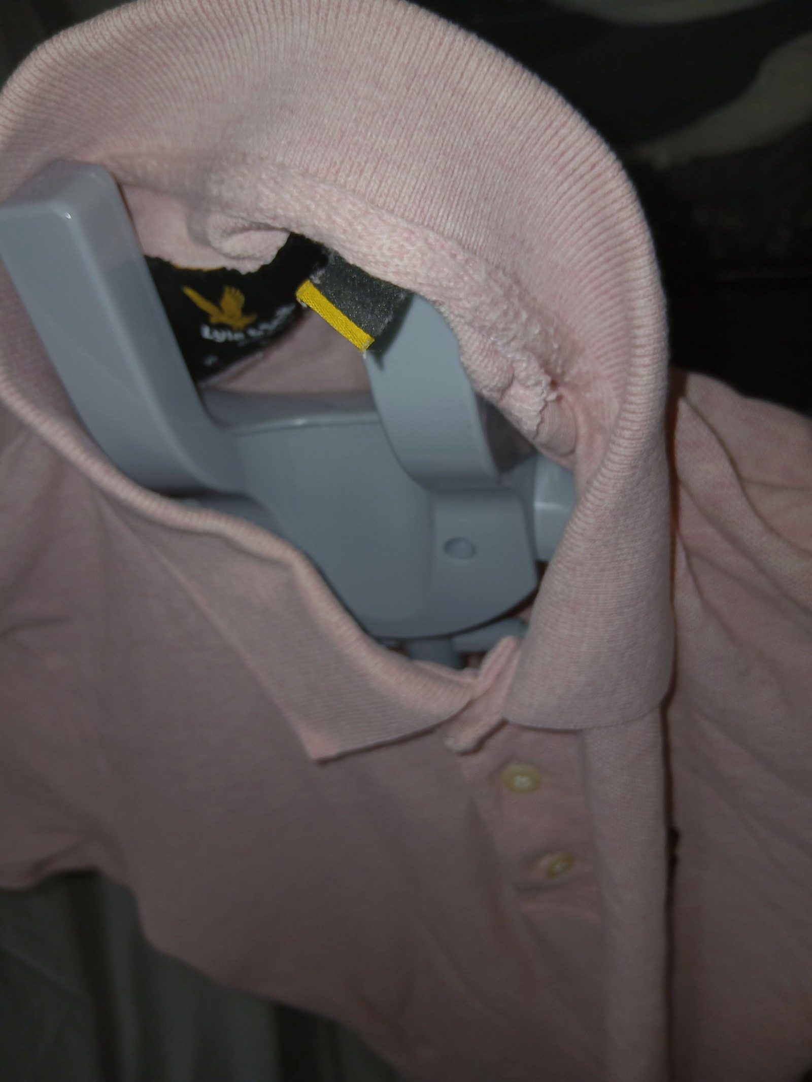 Lyle & Scott Pink Polo Shirt Medium Classic Fit image 6