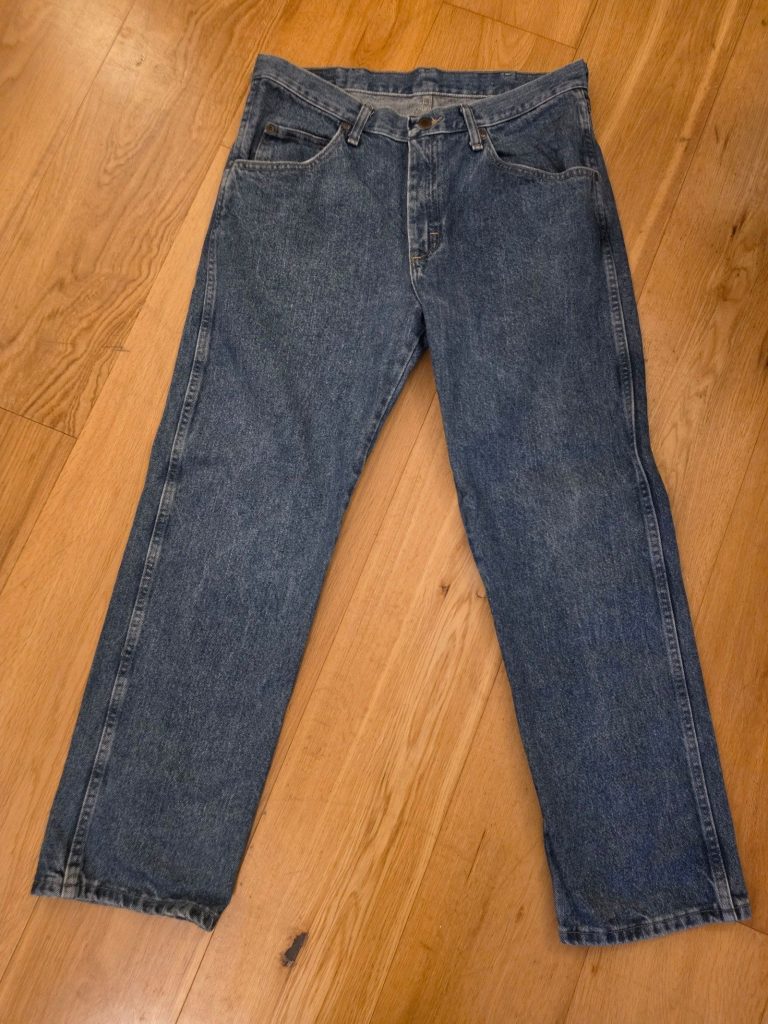 Wrangler Blue Denim Jeans 34 x 29 Casual