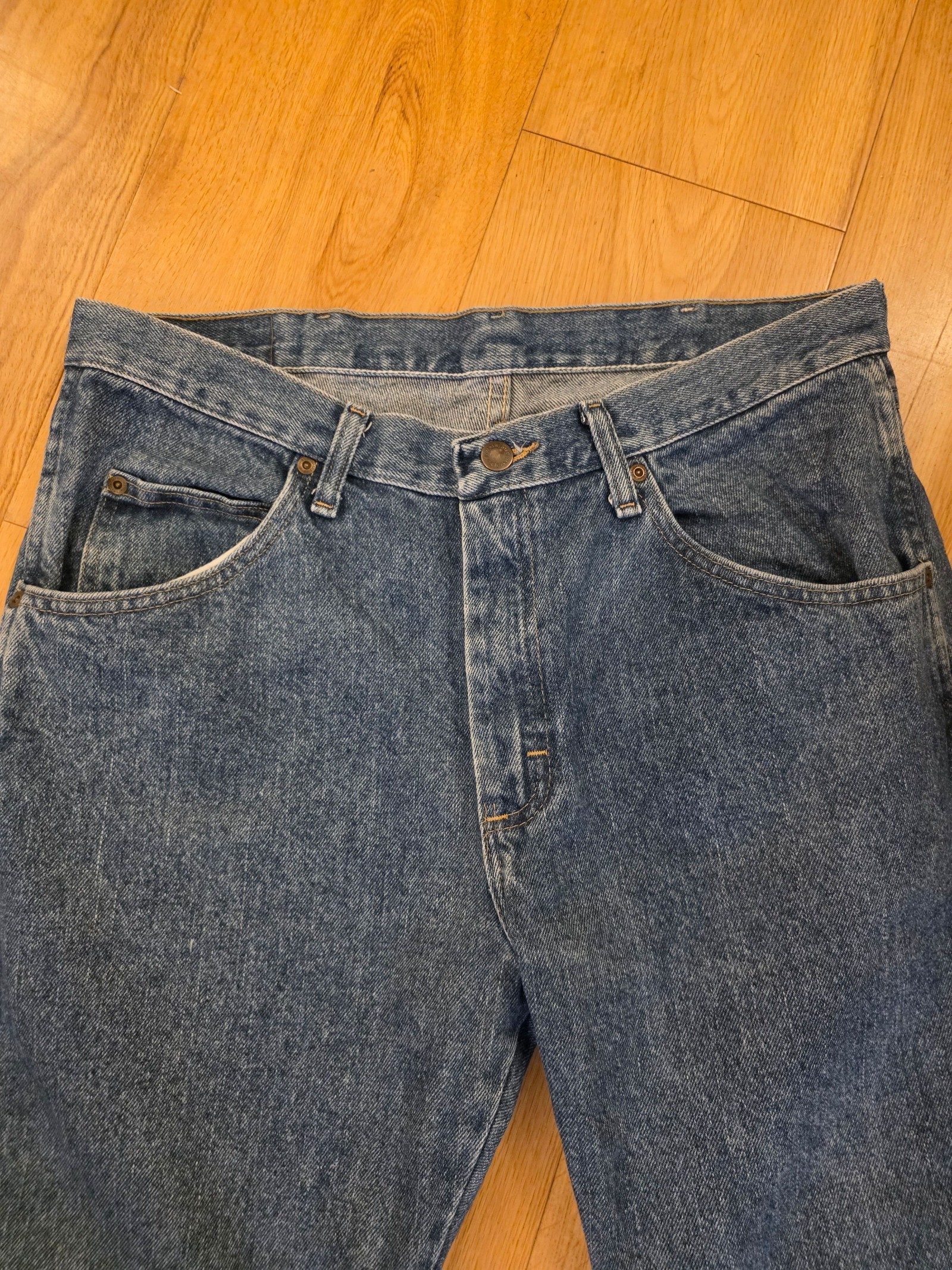Wrangler Blue Denim Jeans 34 x 29 Casual image 2