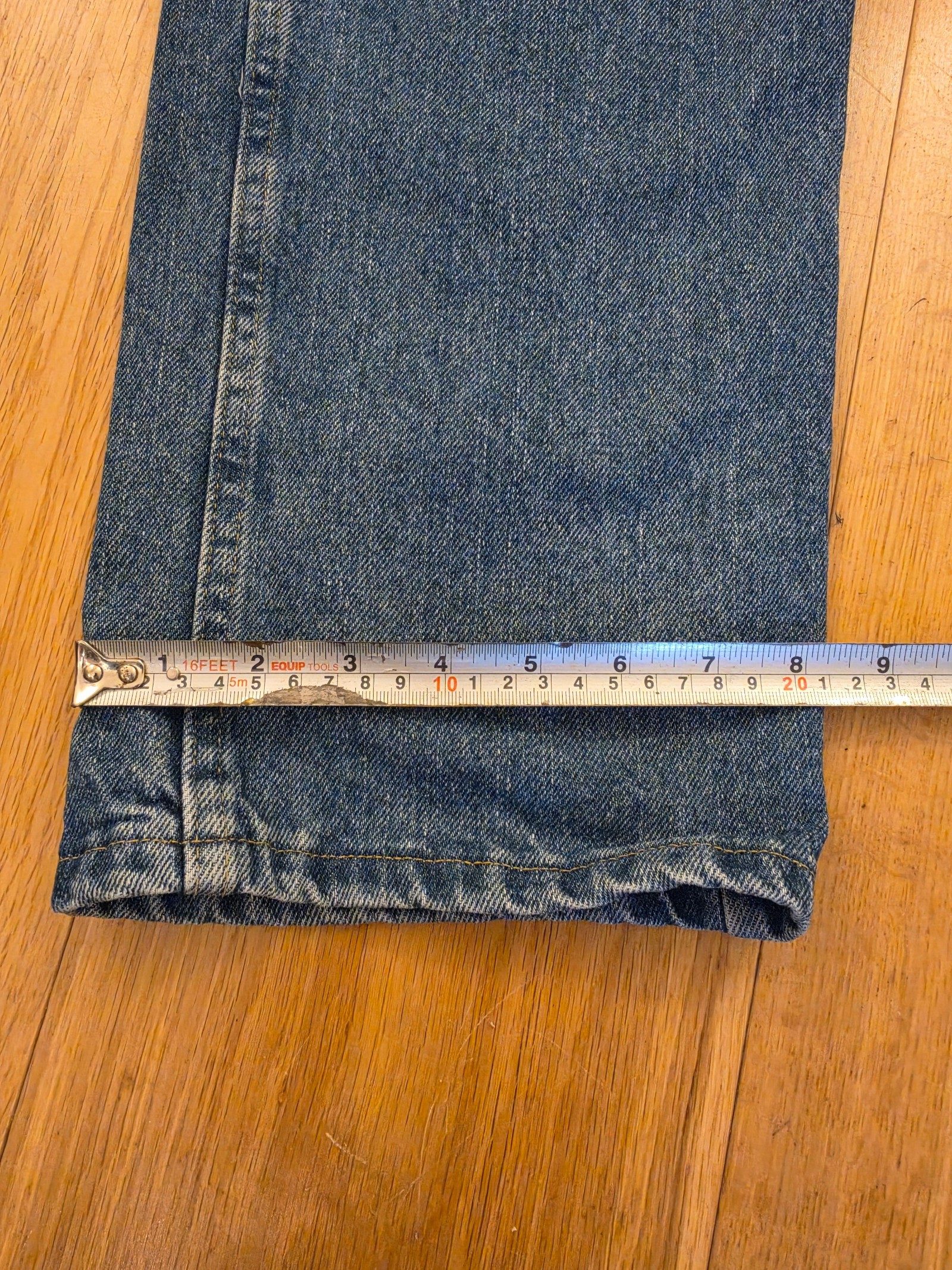 Wrangler Blue Denim Jeans 34 x 29 Casual image 7