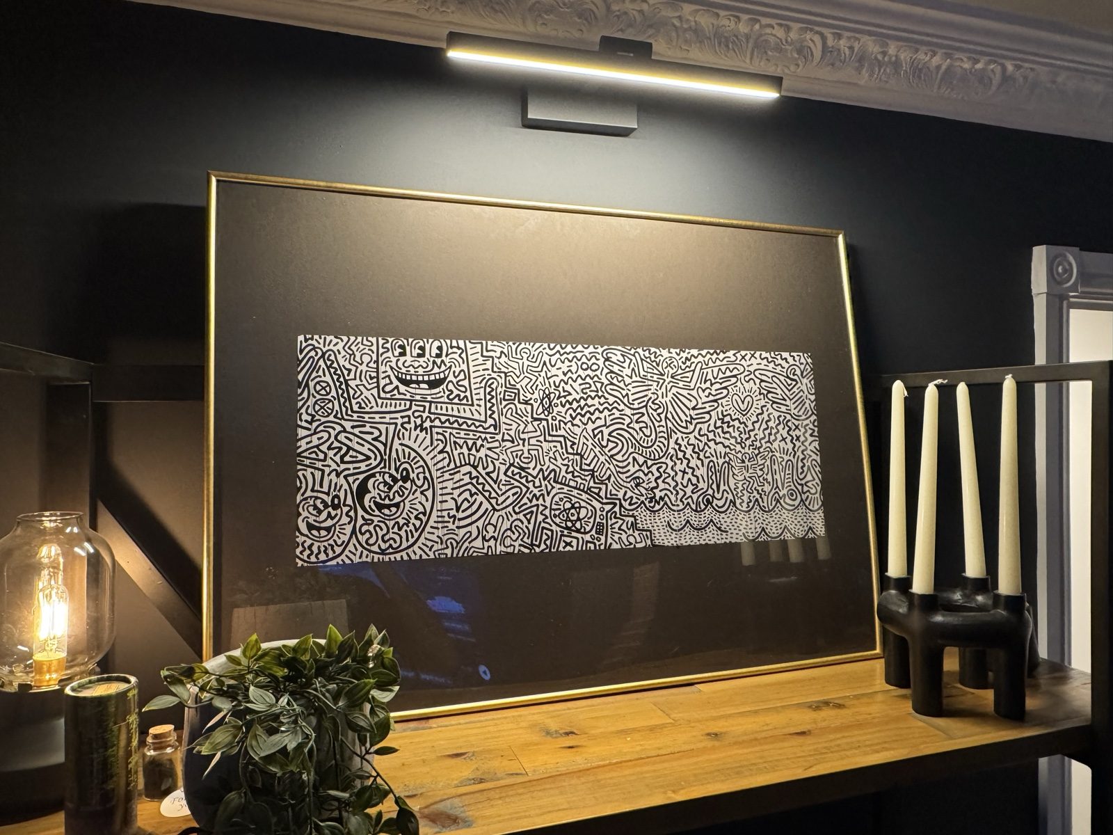 Amy Black & White Framed Artwork