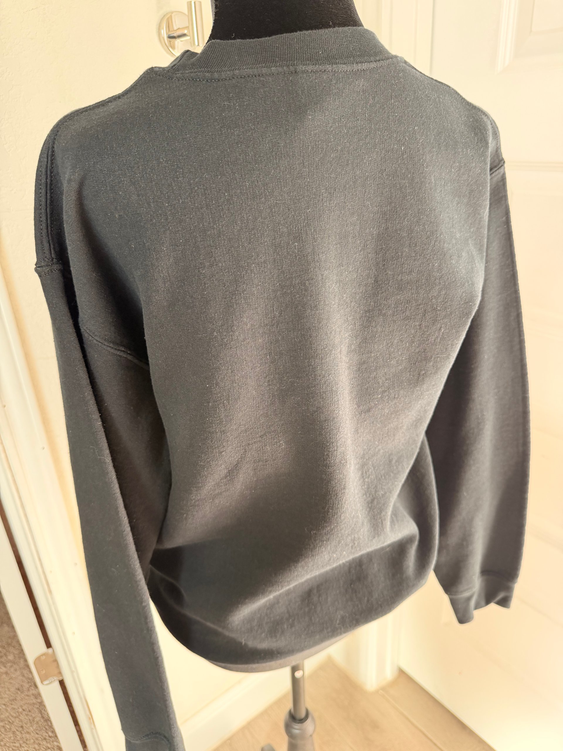 Black Dr Pepper Graphic Sweatshirt Small Cotton Blend image 4