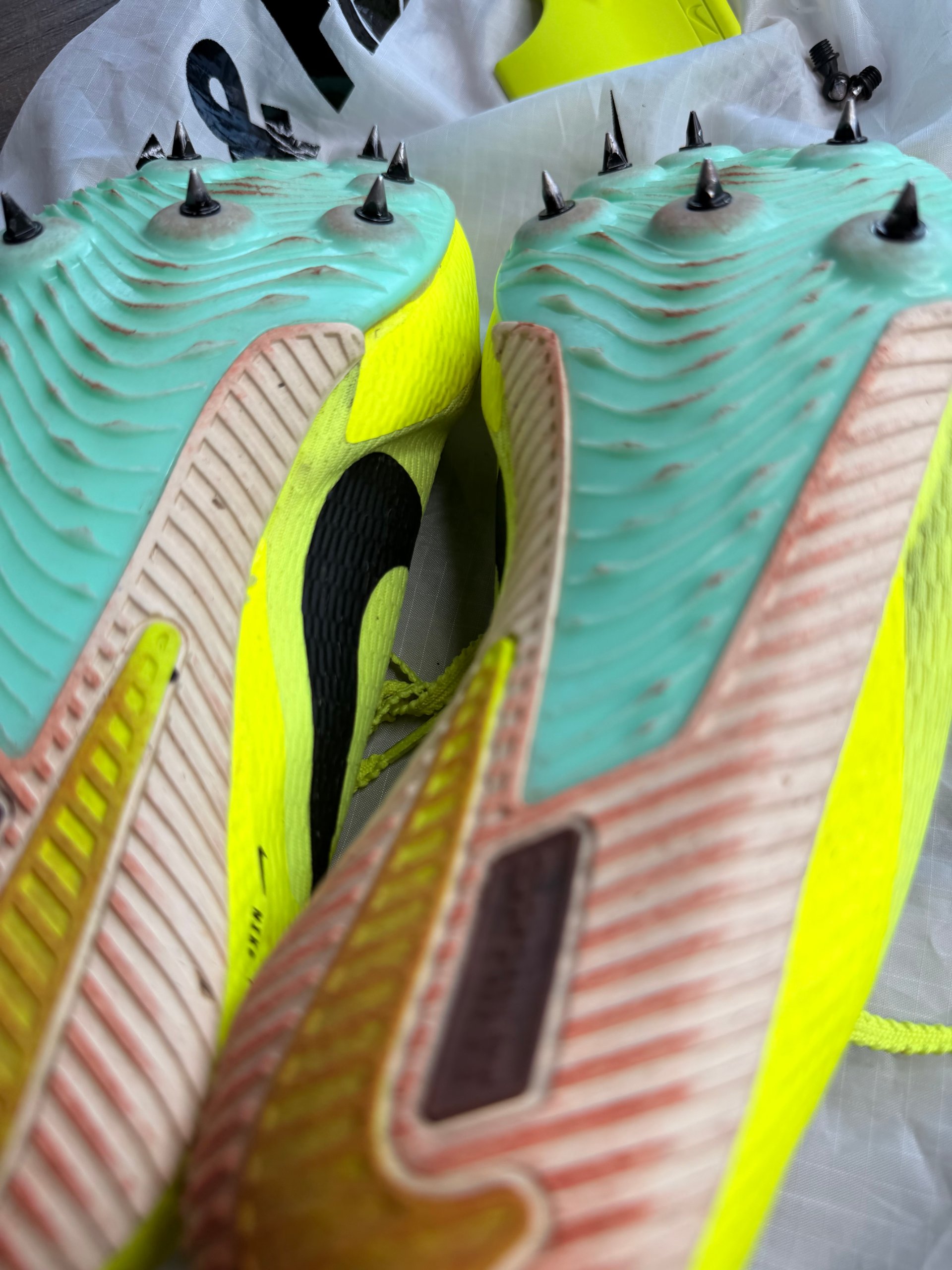 Nike Yellow & Black Track & Field Sprint Spikes US 6 image 8
