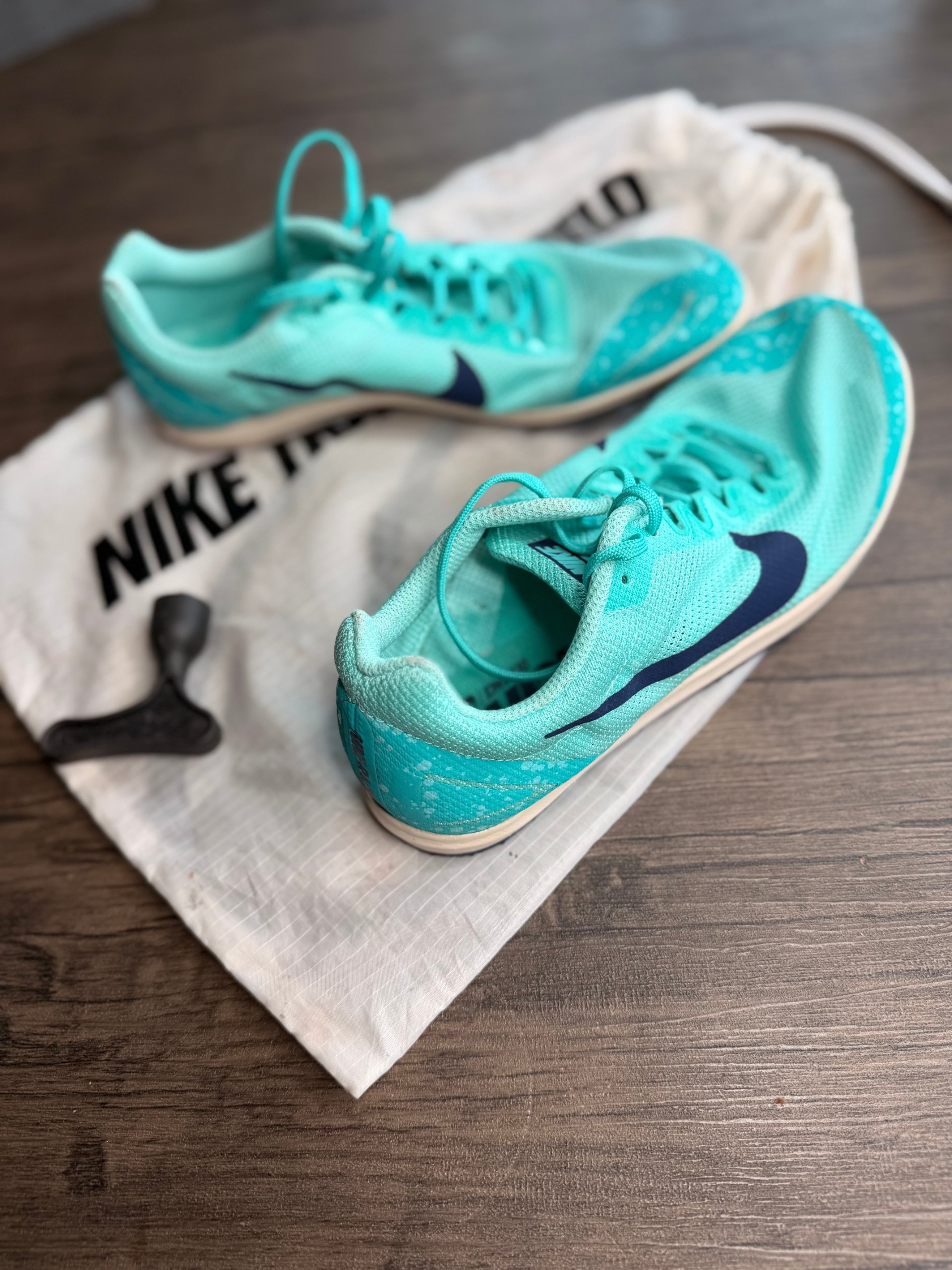 Nike Turquoise & Navy Track & Field Running Spikes US 8 image 3