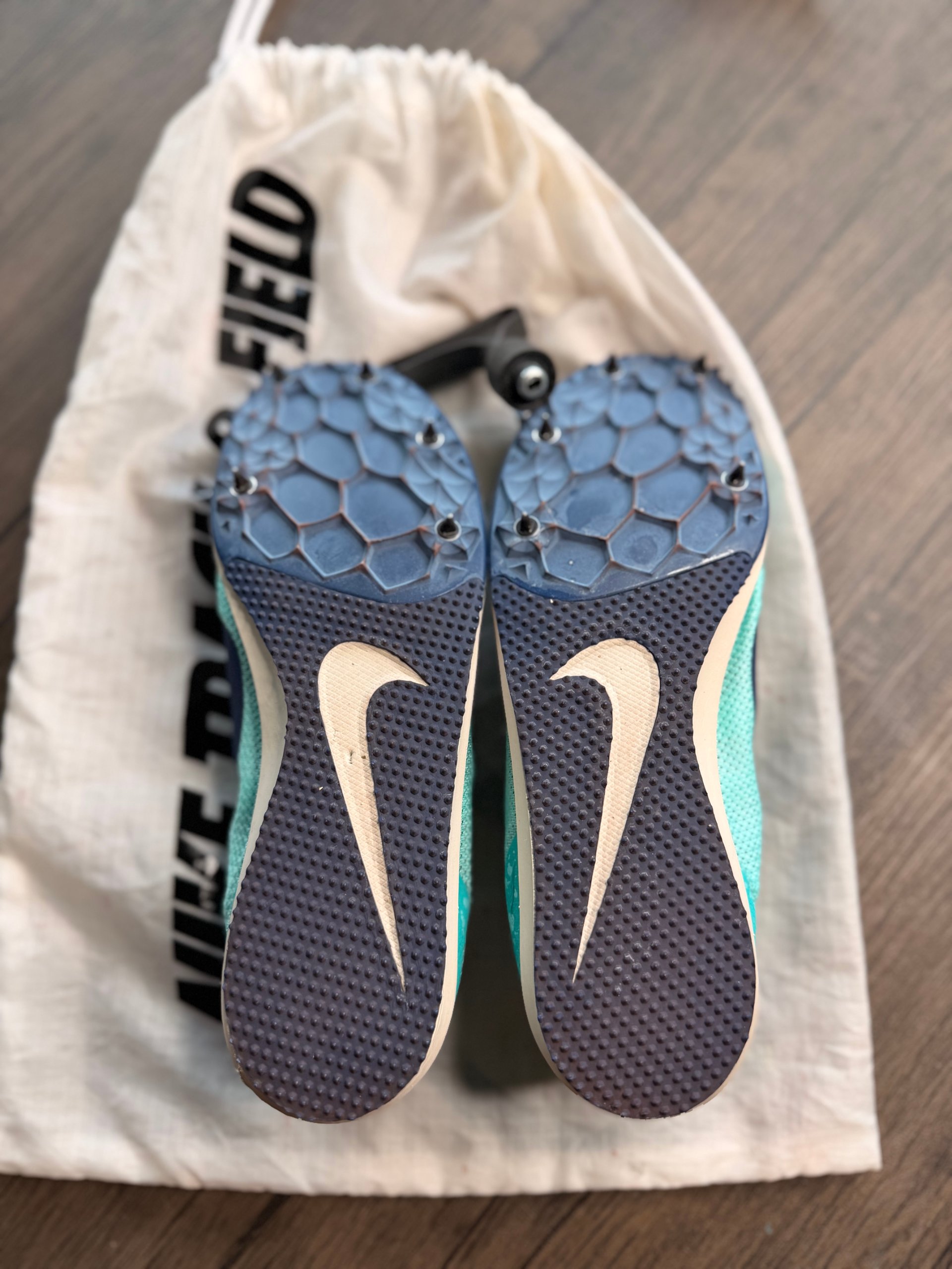 Nike Turquoise & Navy Track & Field Running Spikes US 8 image 7