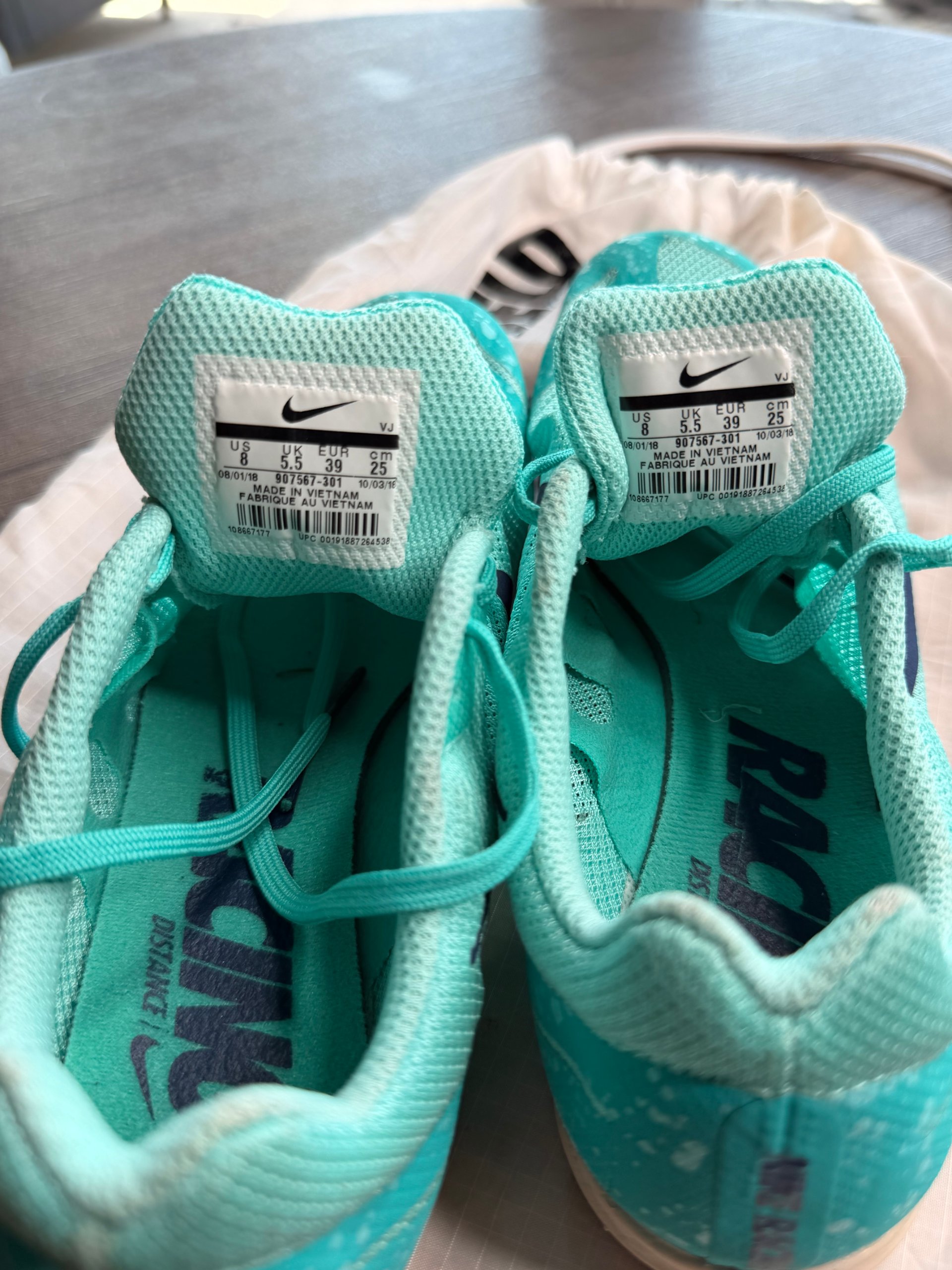 Nike Turquoise & Navy Track & Field Running Spikes US 8 image 10