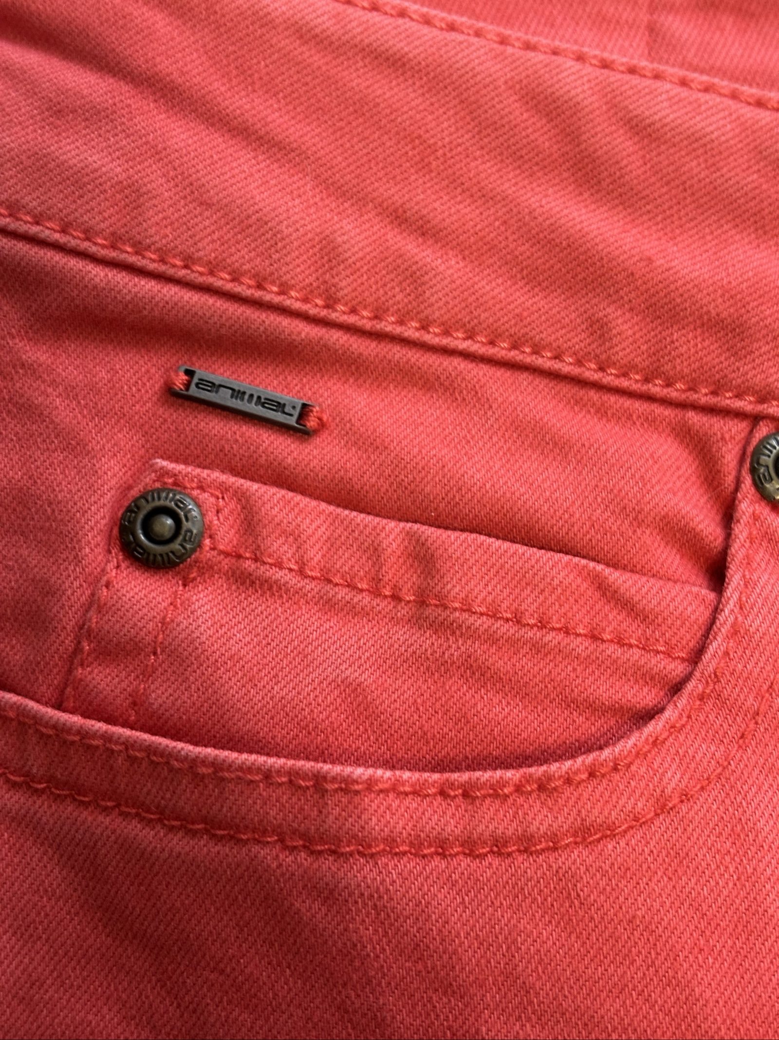 Animal Women's Dark Pink Cotton Jeans Size 14 image 4