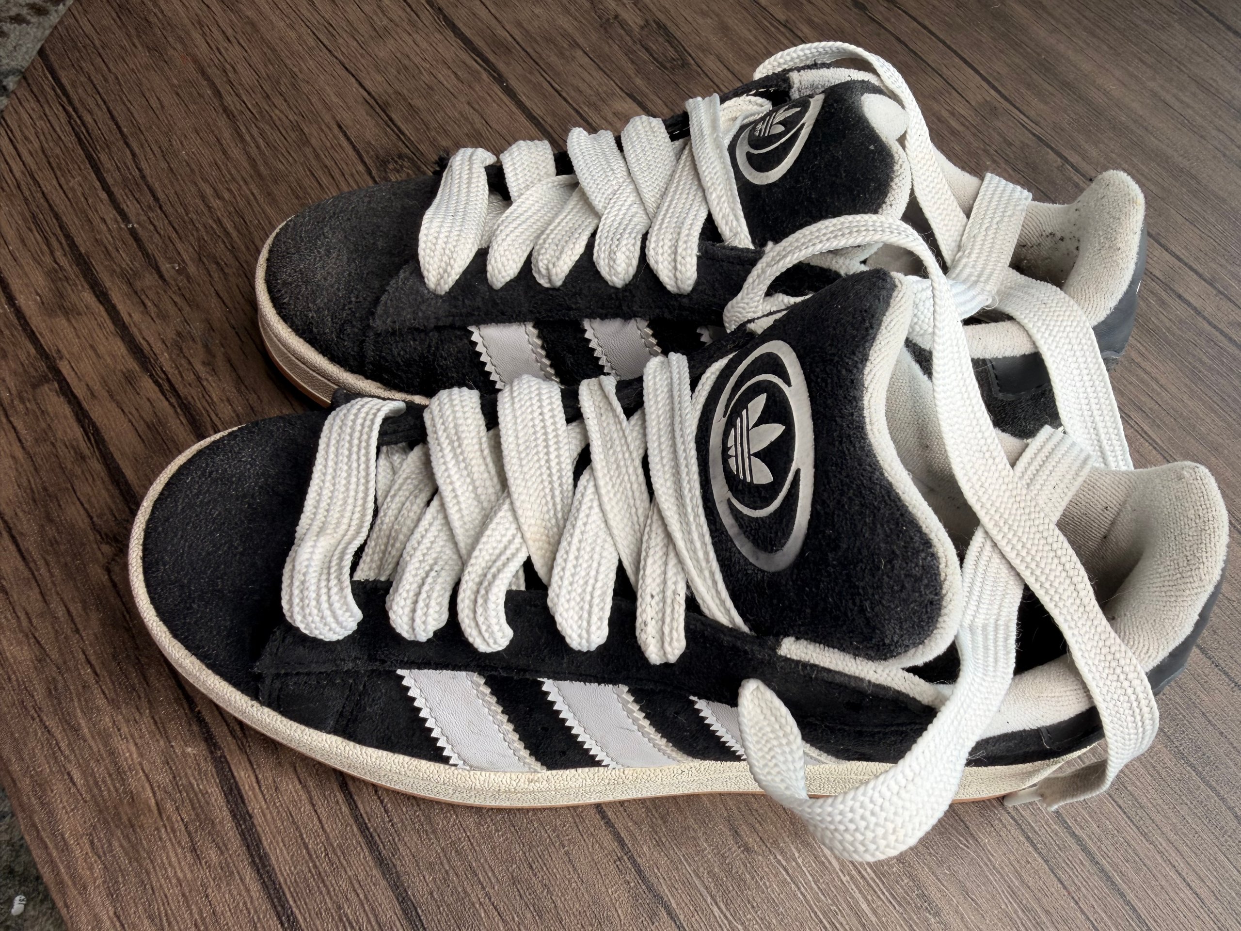Adidas Campus 00s Core Black Gum, Slightly used in good condition Size 8 image 5