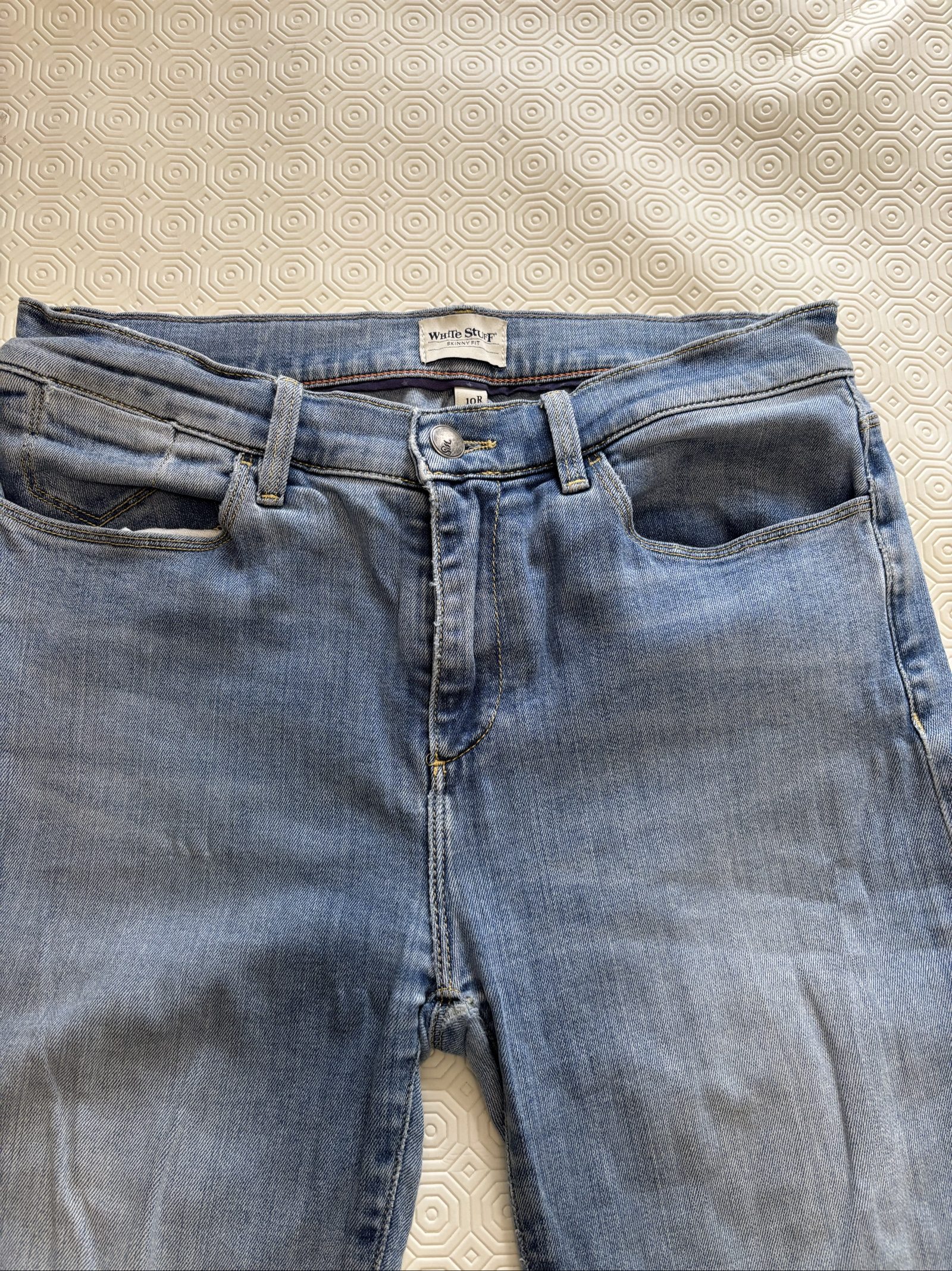 White Stuff Women's Light Blue Slim Jeans Size 10R image 2