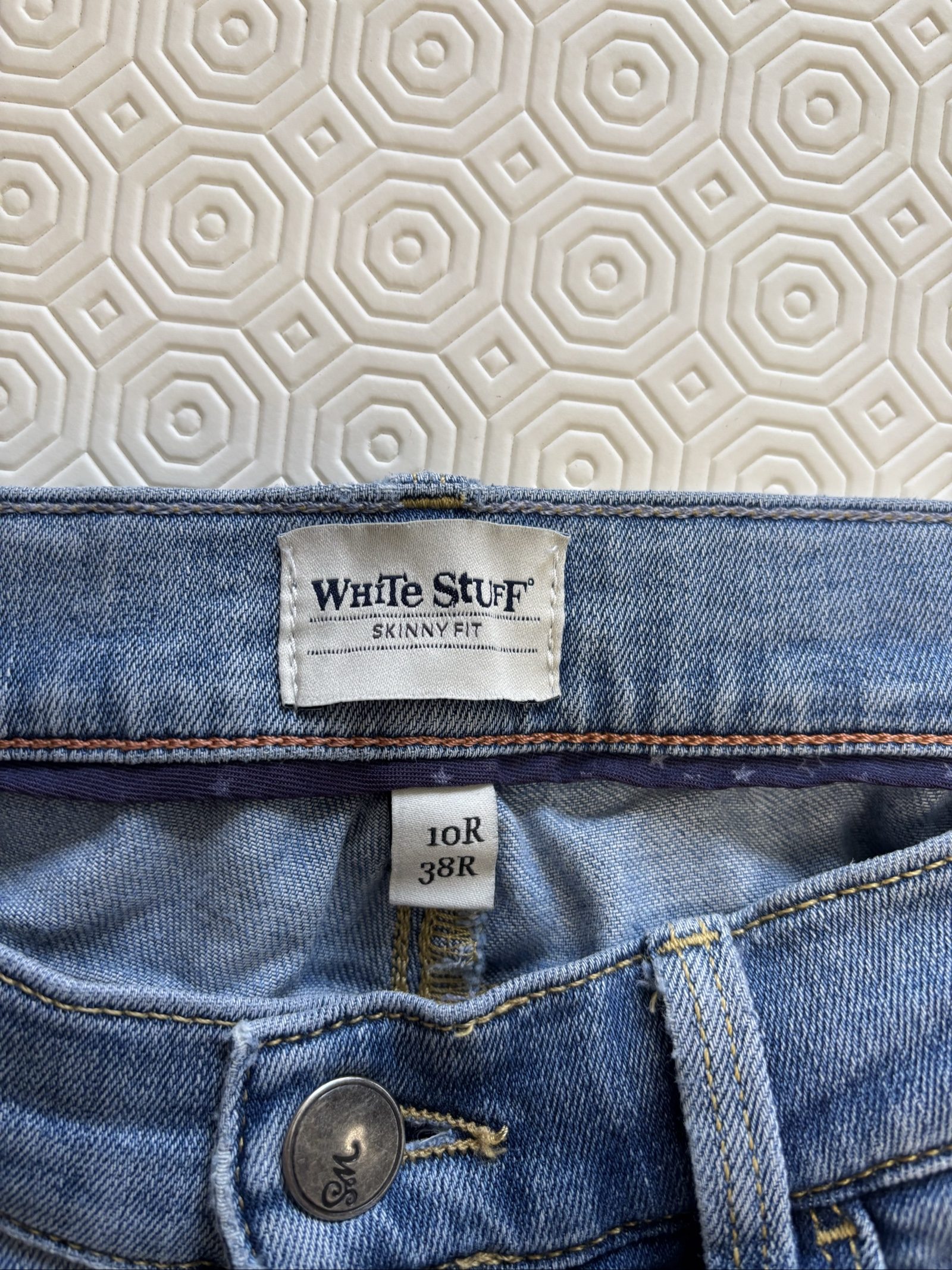 White Stuff Women's Light Blue Slim Jeans Size 10R image 7