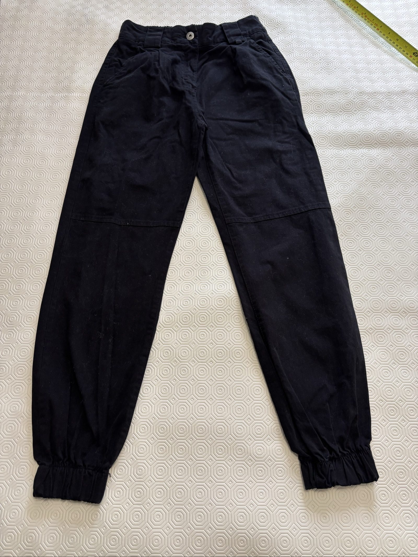 Gap Black Cotton Twill Trousers Medium