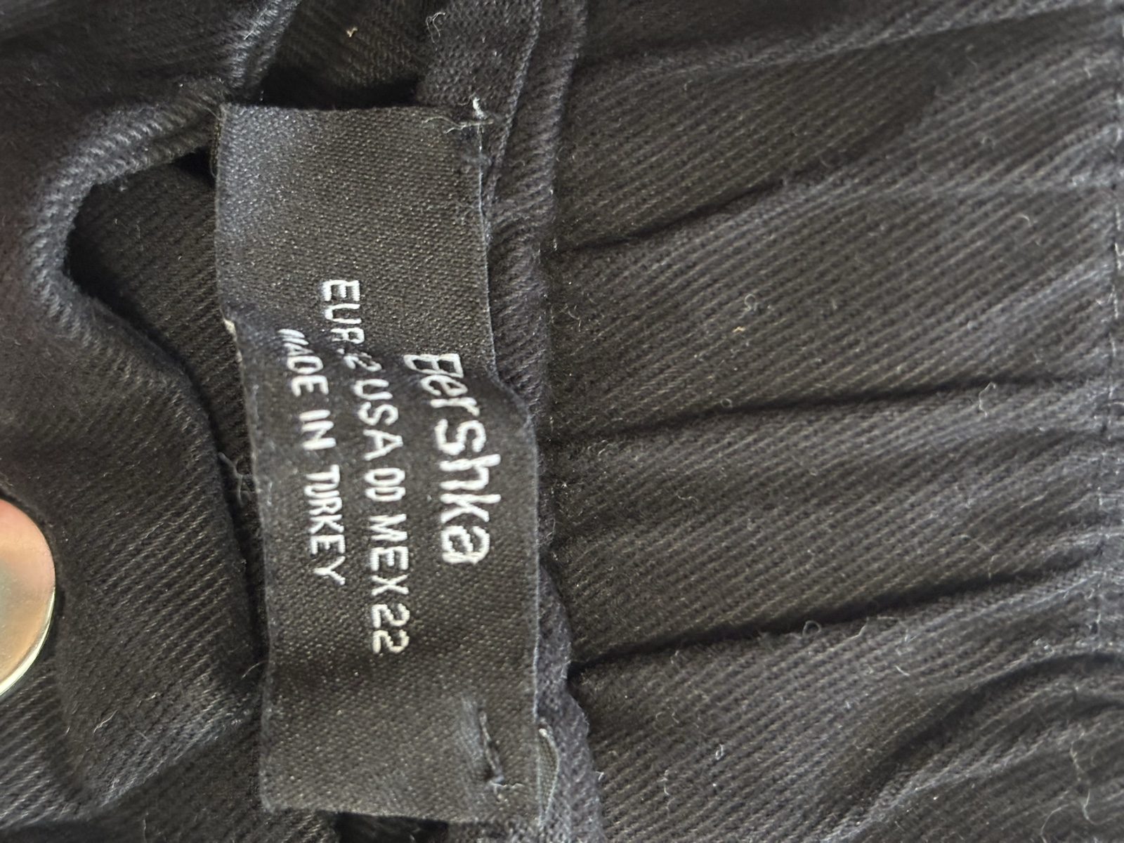 Gap Black Cotton Twill Trousers Medium image 7