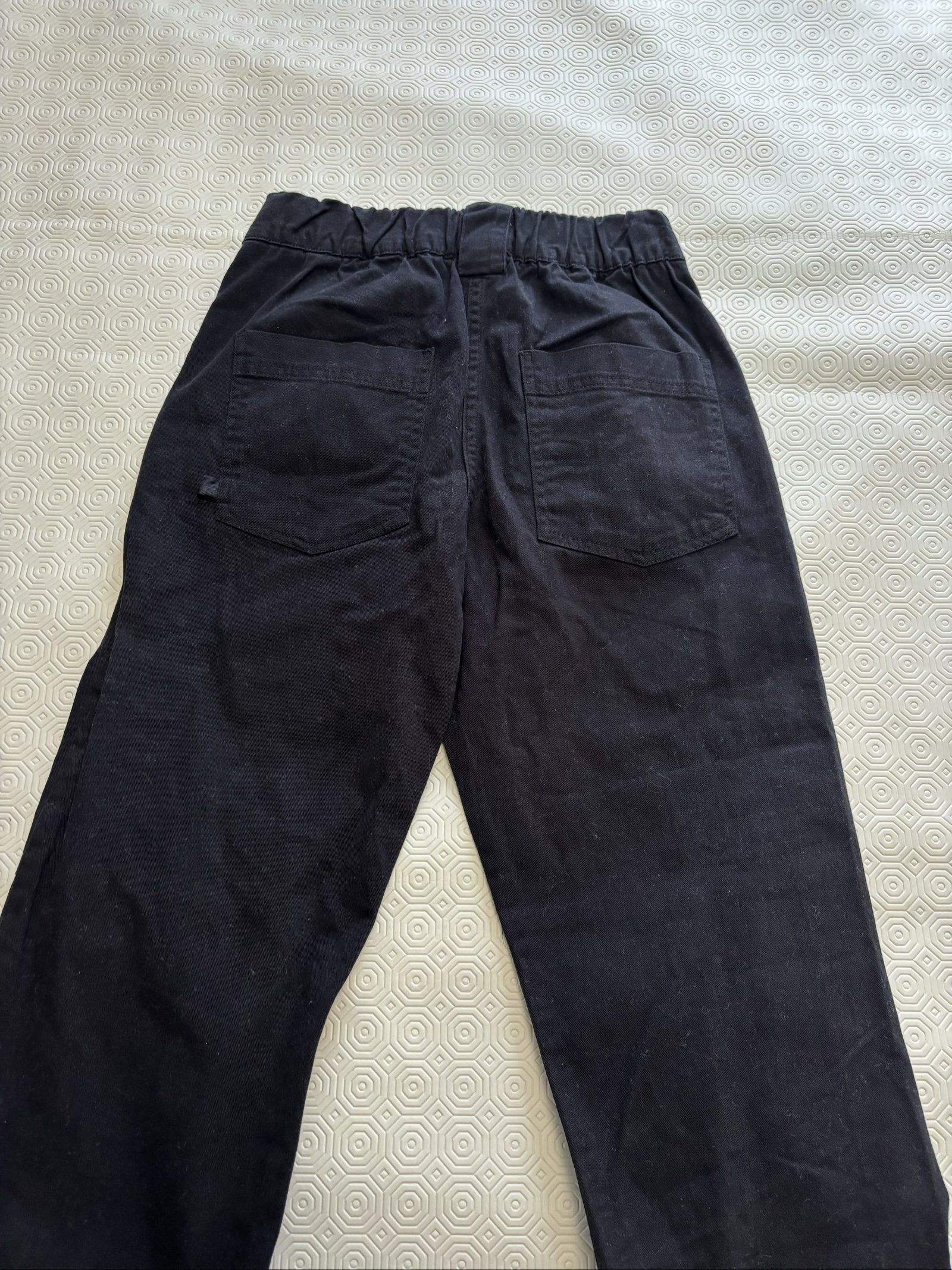 Gap Black Cotton Twill Trousers Medium image 8