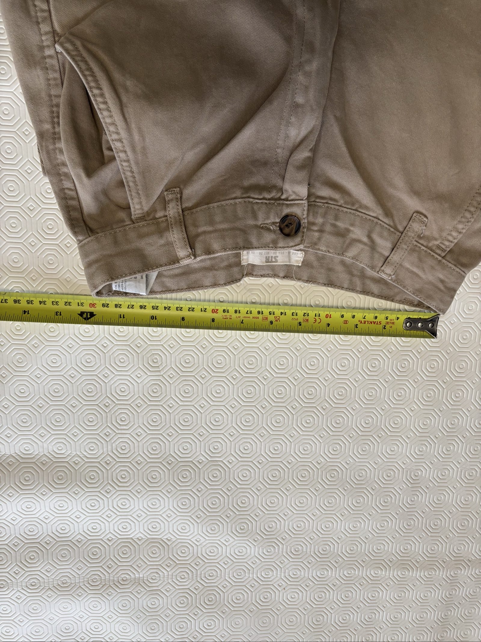 Stradivarius Beige Cargo Trousers Relaxed Fit Large image 6