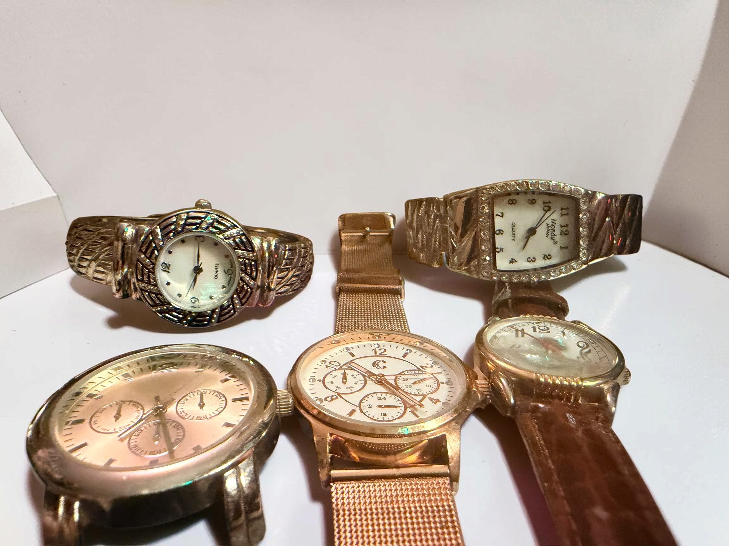 Mixed Brand Women's Multi-Colour Quartz Watch Lot 5 Pieces image 2
