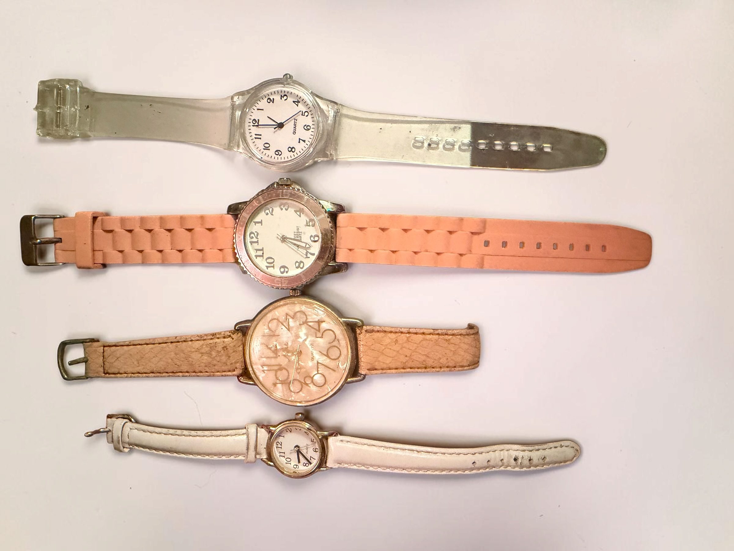 Quartz Multi-Colour Women's Wrist Watch Set 4 Pieces Mixed Materials image 2