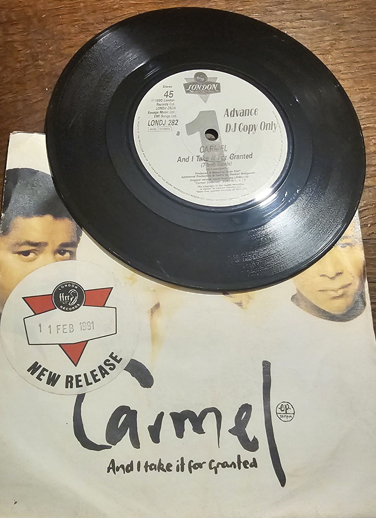 Carmel And I Take It For Granted PROMO London LONDJ 282 7"
