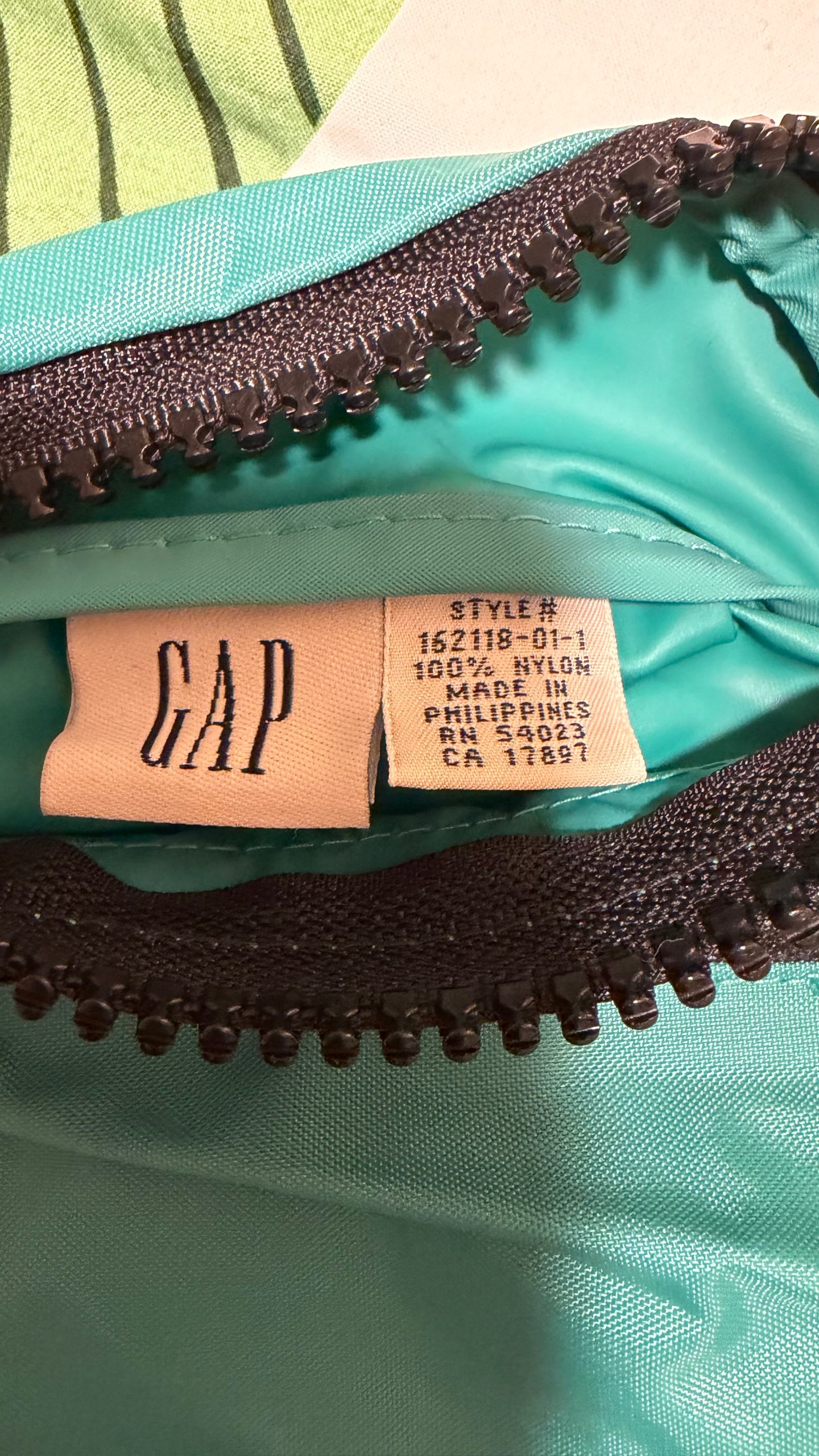 Gap Teal Nylon Sport Fanny Pack Waist Bag image 3