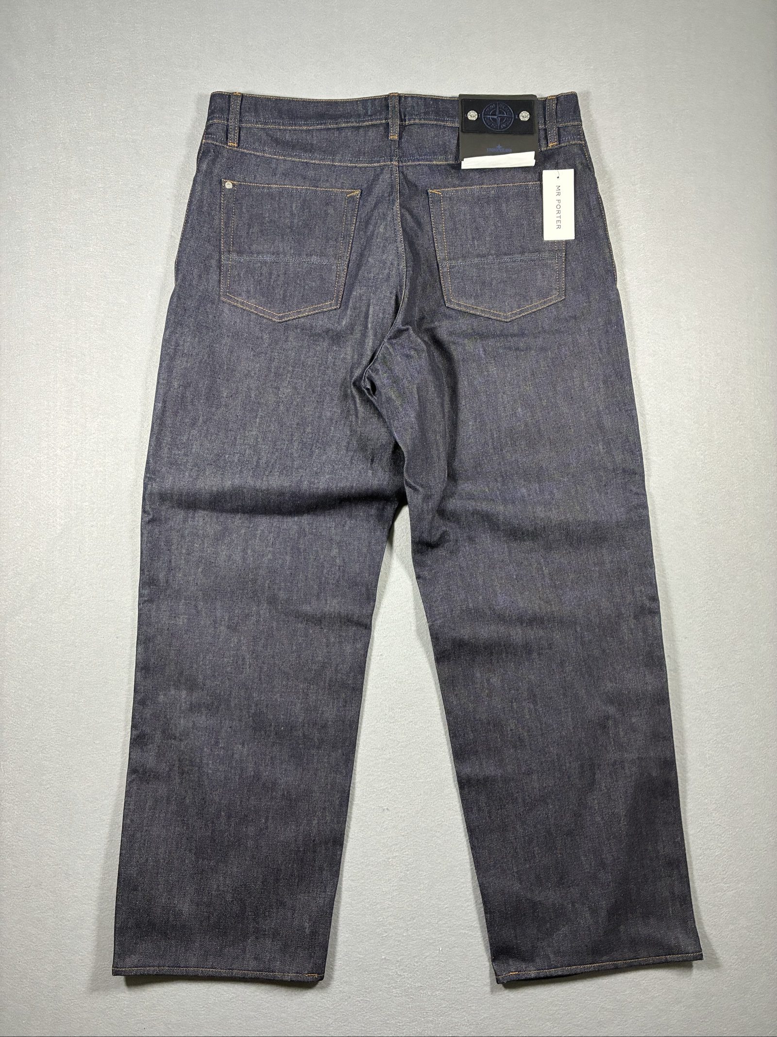 Stone Island Indigo Denim Raw Loose Jeans Size 36 Blue image 2